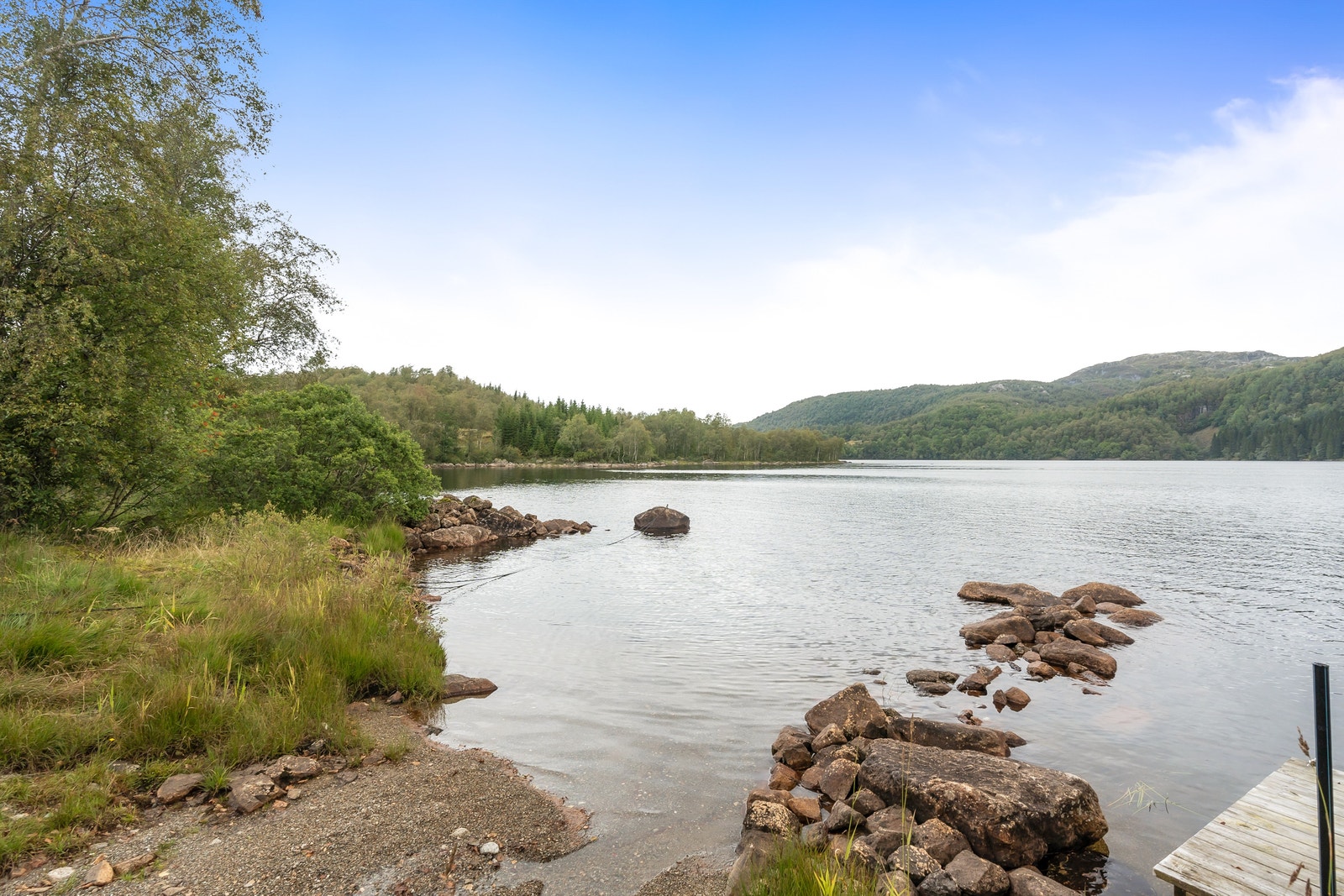Båtplass like bortenfor hytta Galleribilde