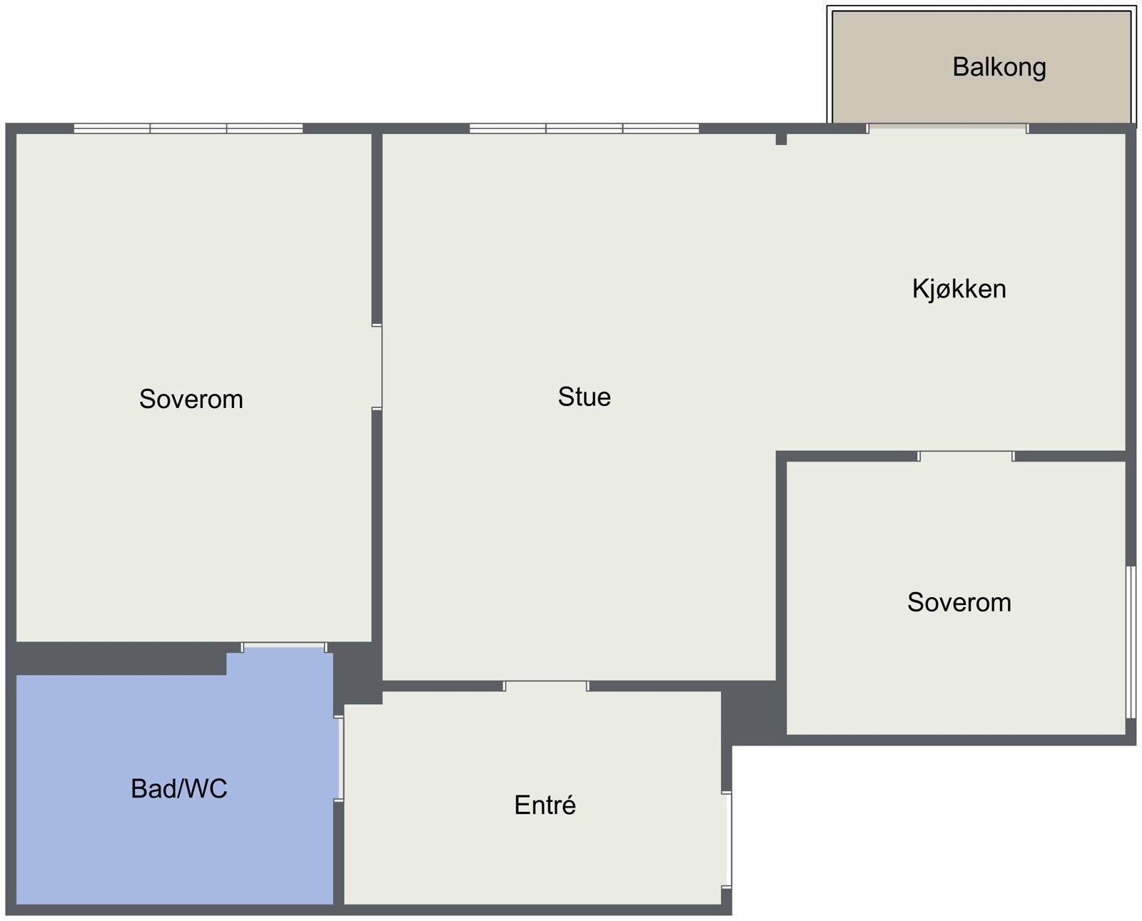 Dagens planløsning. Galleribilde