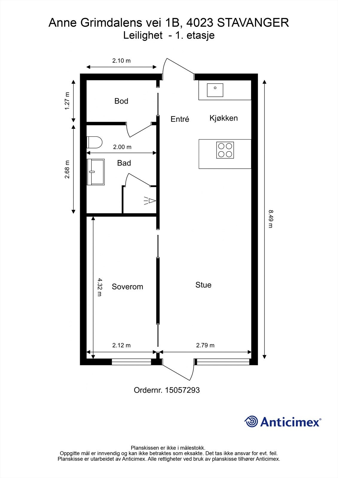 Plantegning Galleribilde