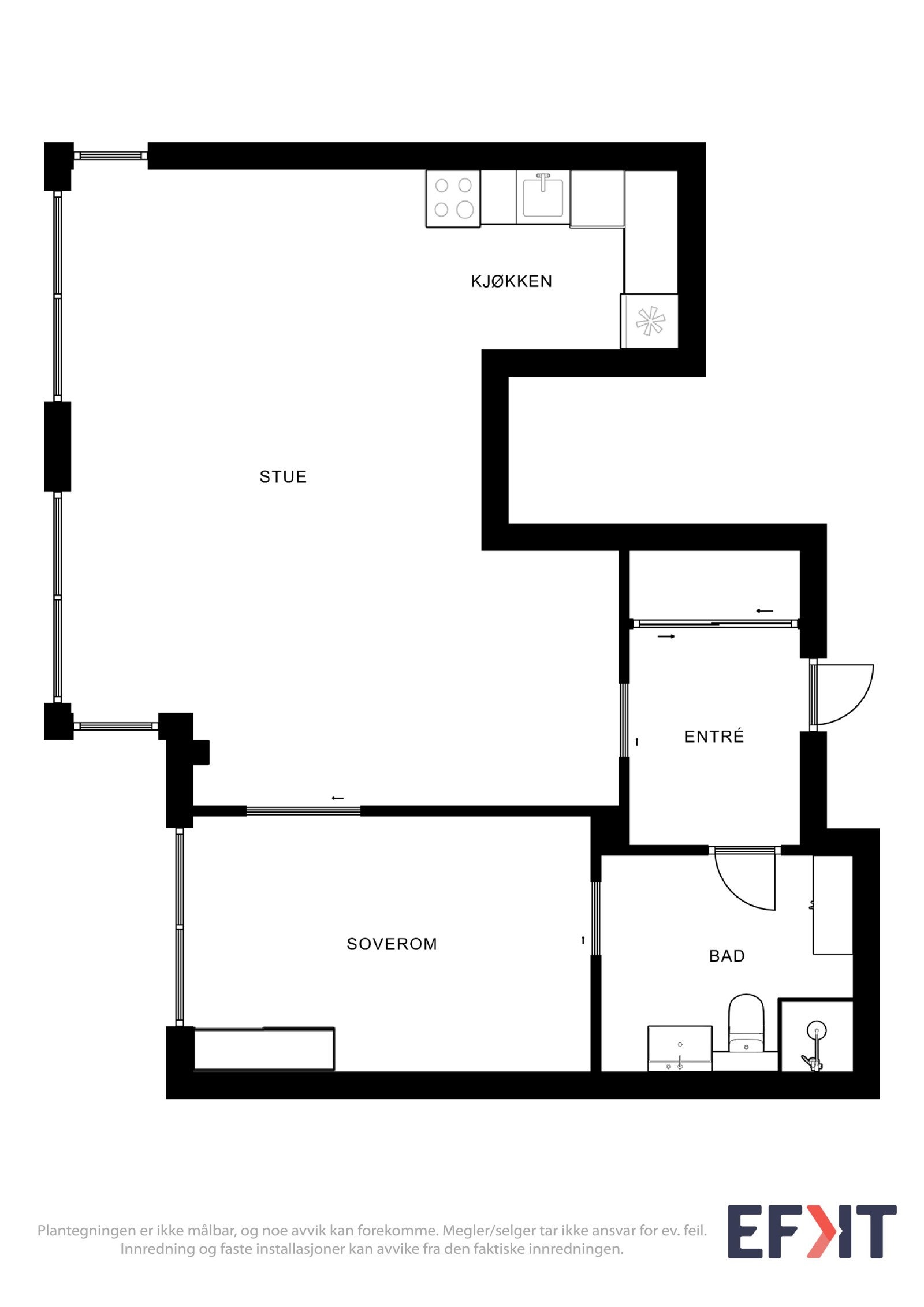2dplan og 1 Galleribilde