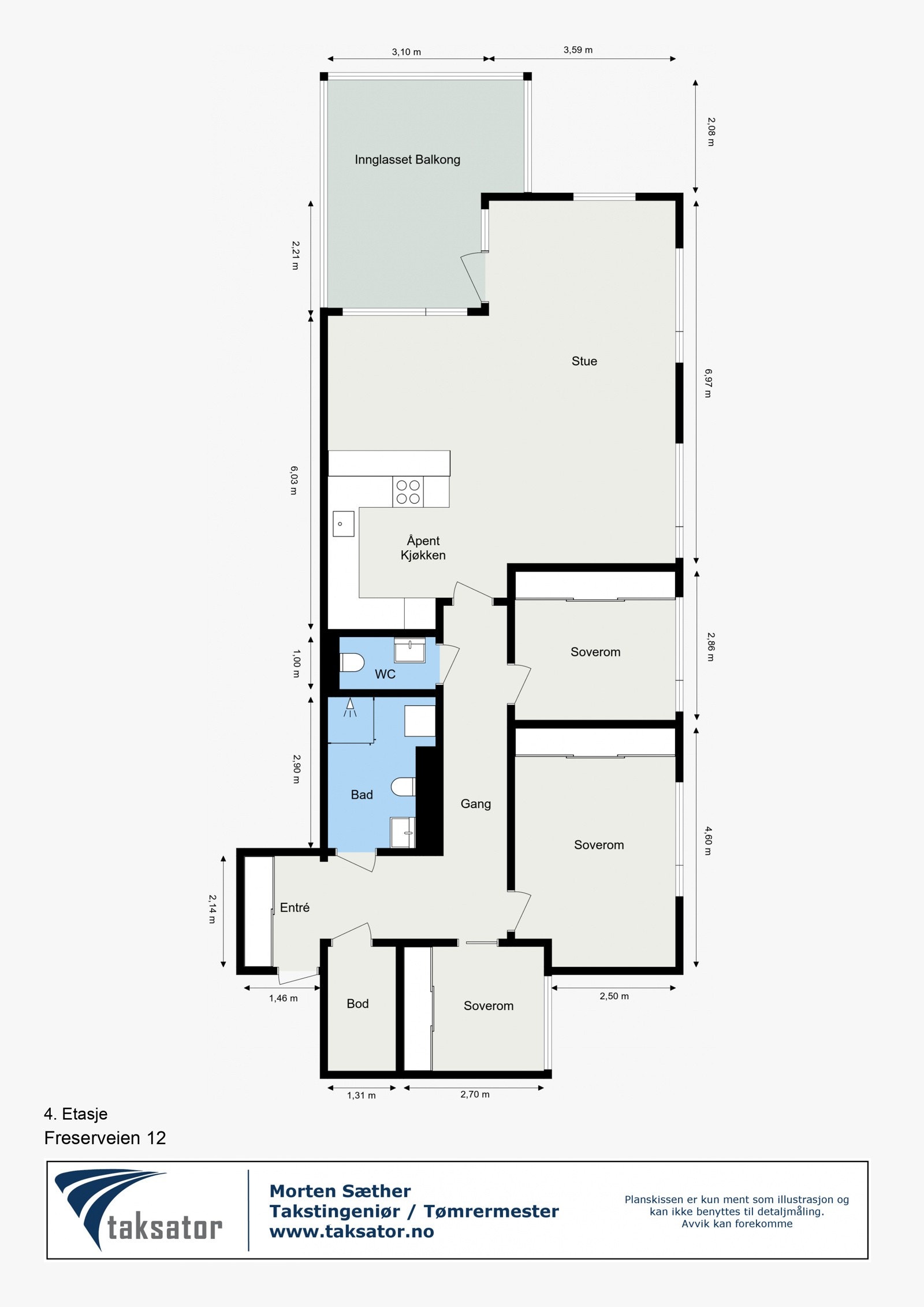 Plantegning Galleribilde