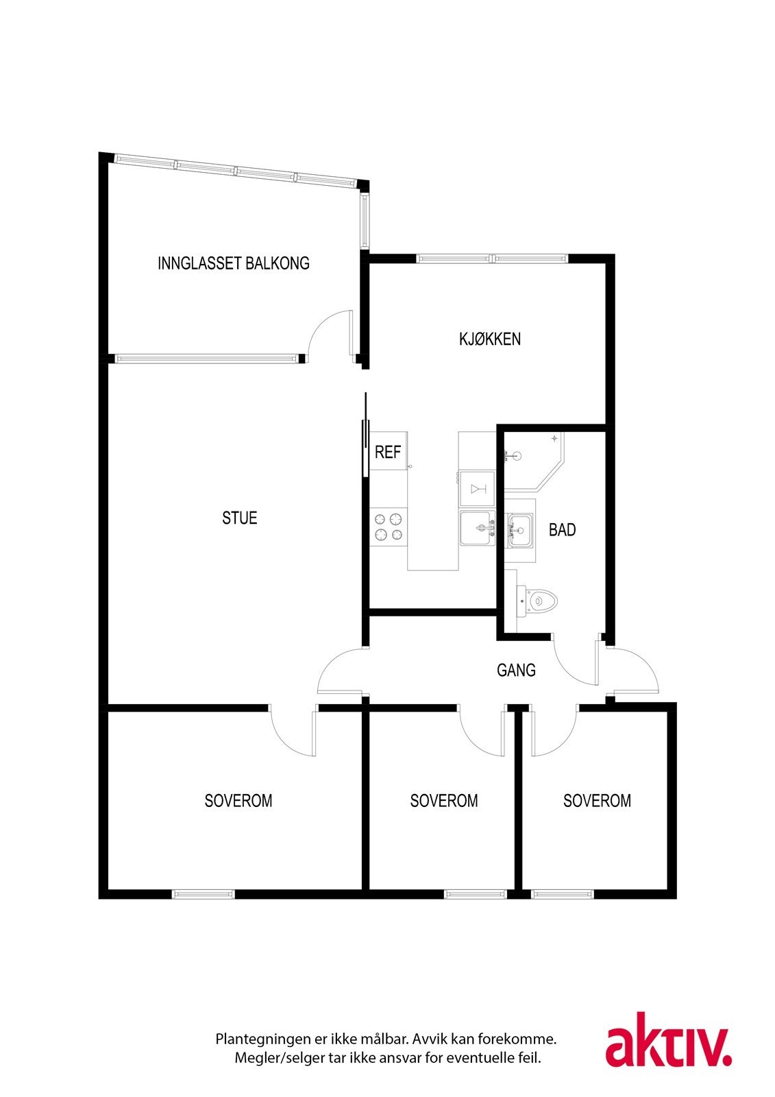 Plantegning Galleribilde