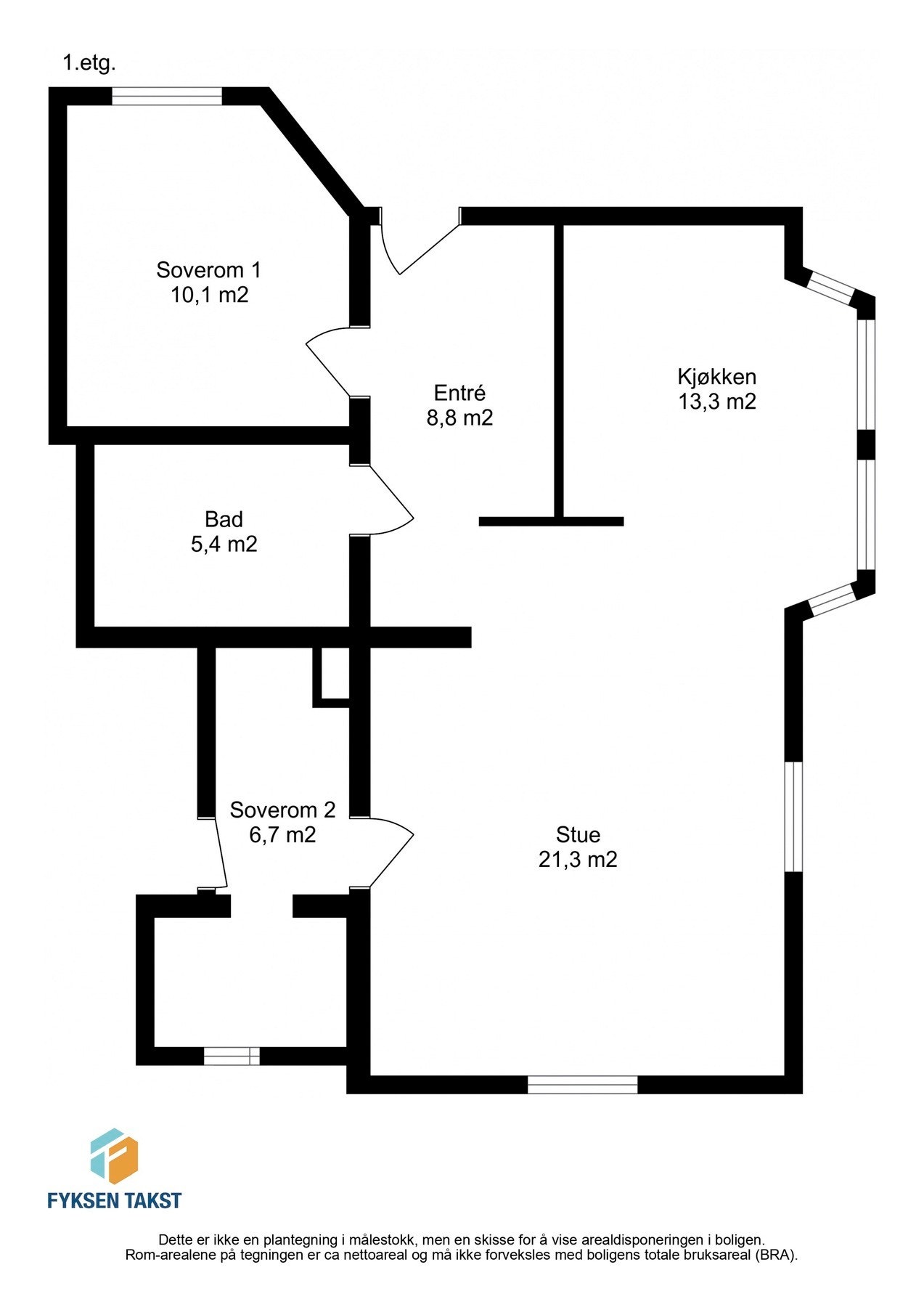 Planskisse. Galleribilde