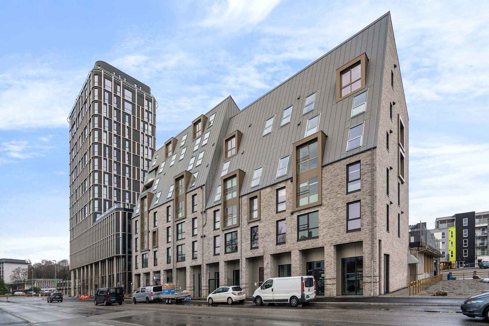 I første etasje i bygården er det næringslokaler - her flytter Yips og The Shack inn! Galleribilde