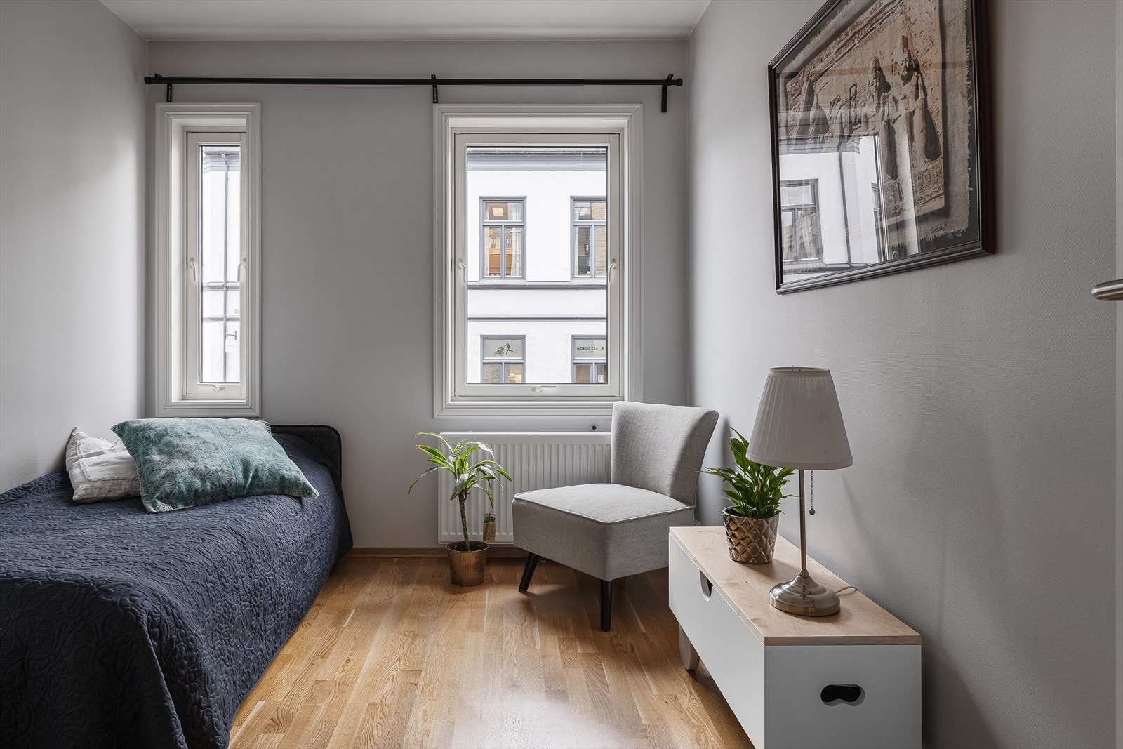 Avhengig av behov så kan rommene fint brukes som gjesterom, kontor eller hobbyrom. Galleribilde