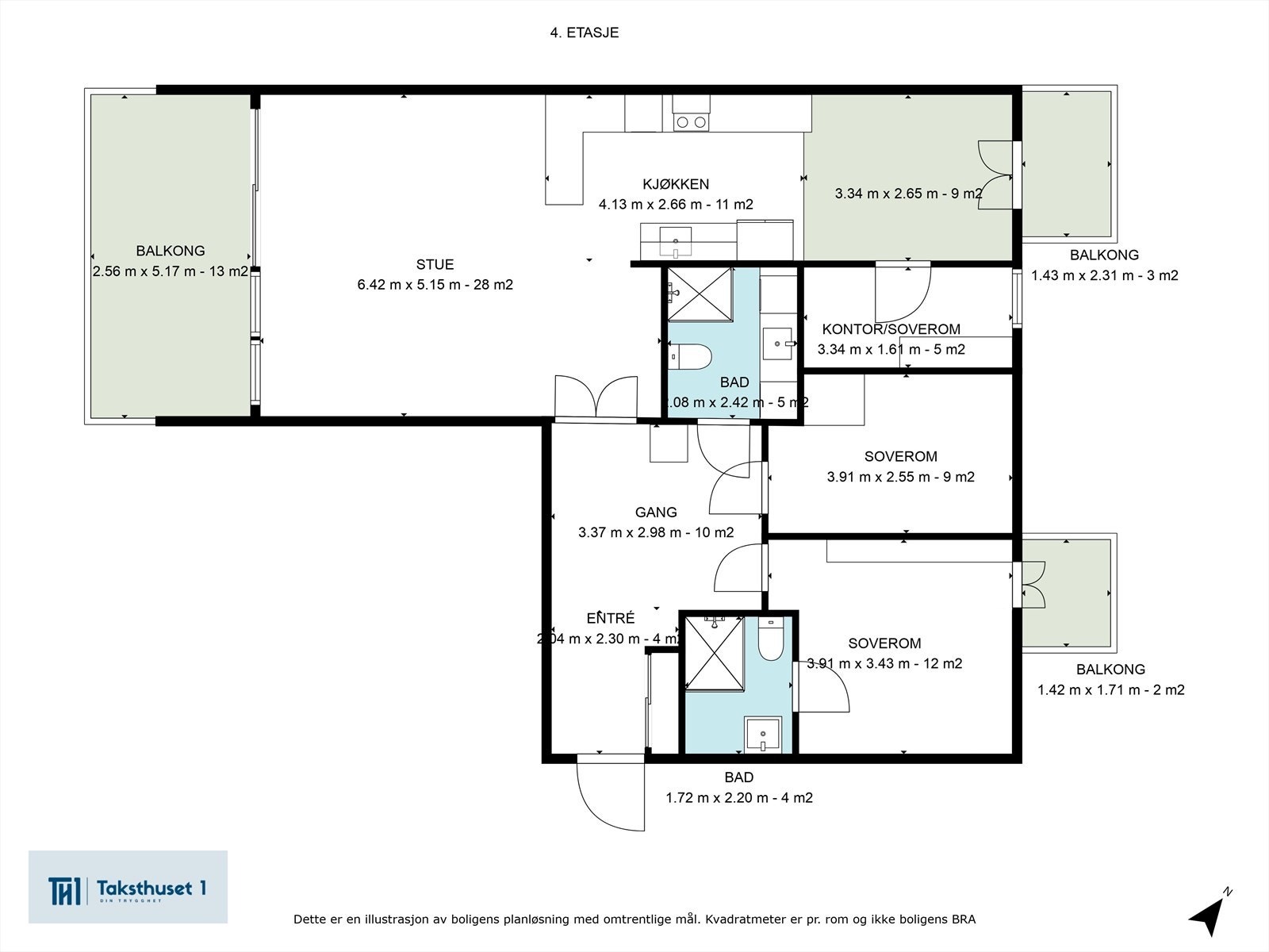 Plantegning Galleribilde