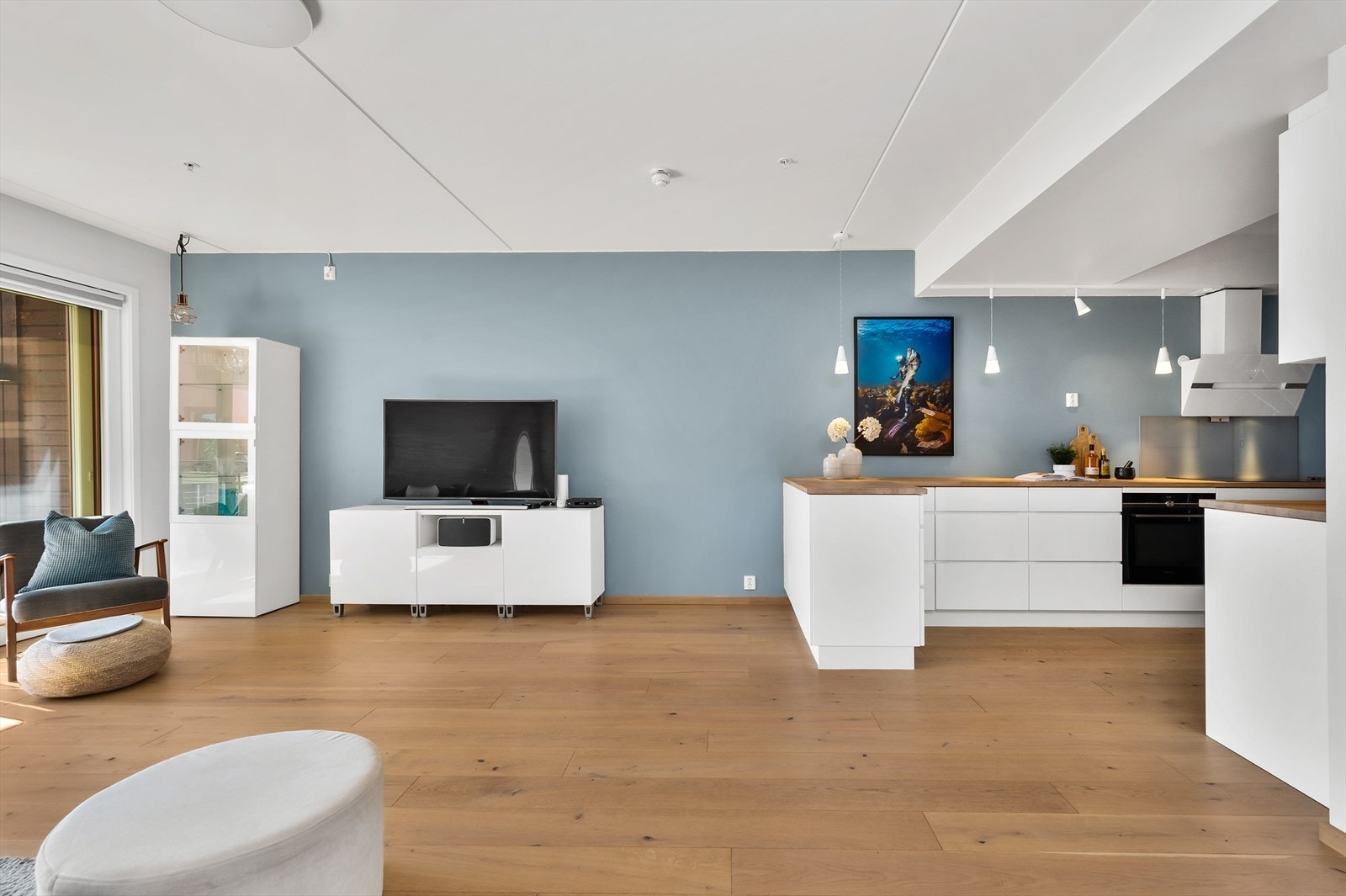 Internett grunnpakke er inkludert i felleskostnader. Galleribilde