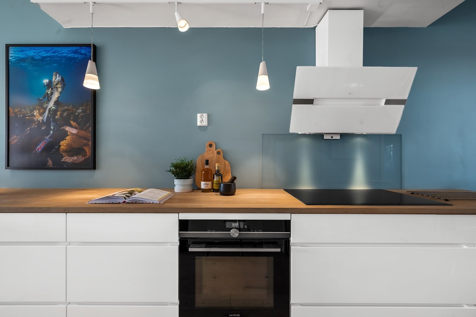 Integrert oppvaskmaskin, stekeovn og platetopp. Galleribilde