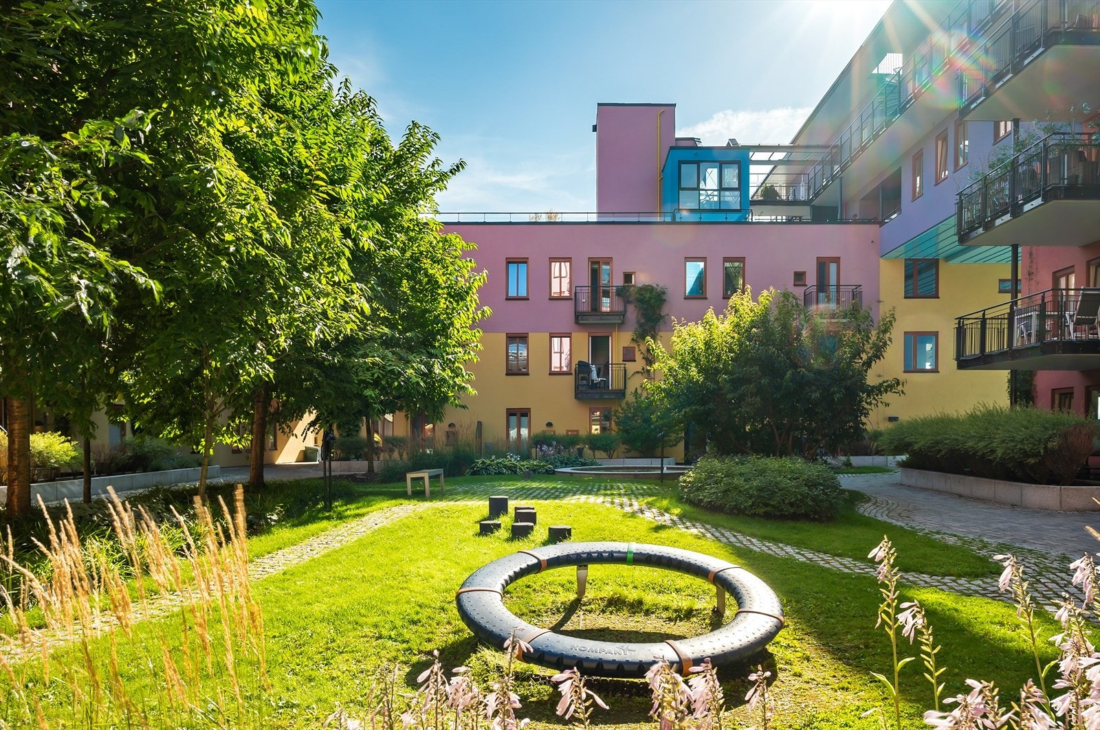 Det er også noen apparater for de yngste. Galleribilde