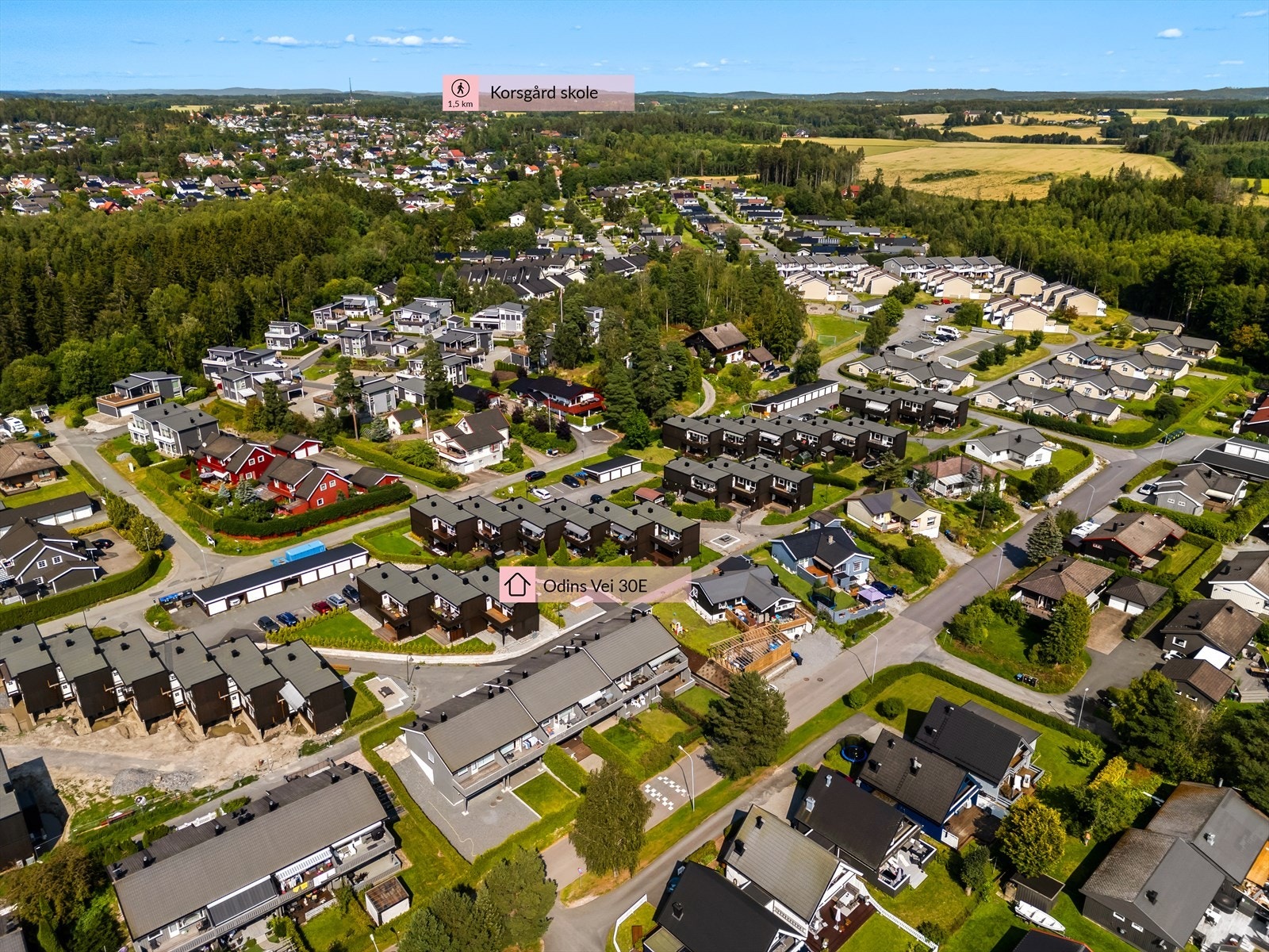 Dronefoto Galleribilde