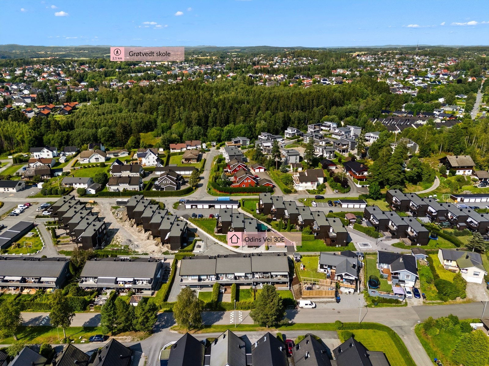 Dronefoto Galleribilde