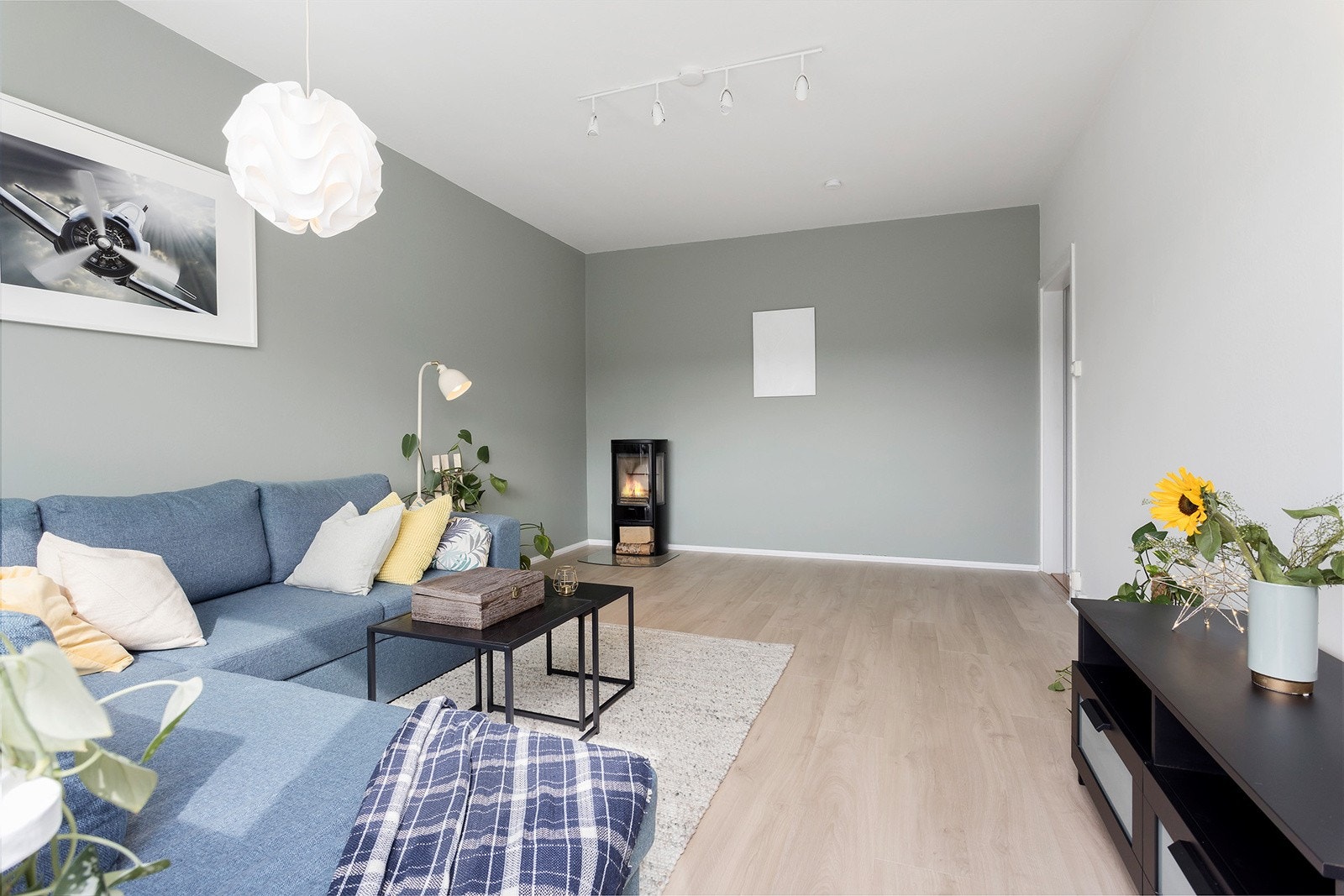 Malte slette vegger Galleribilde