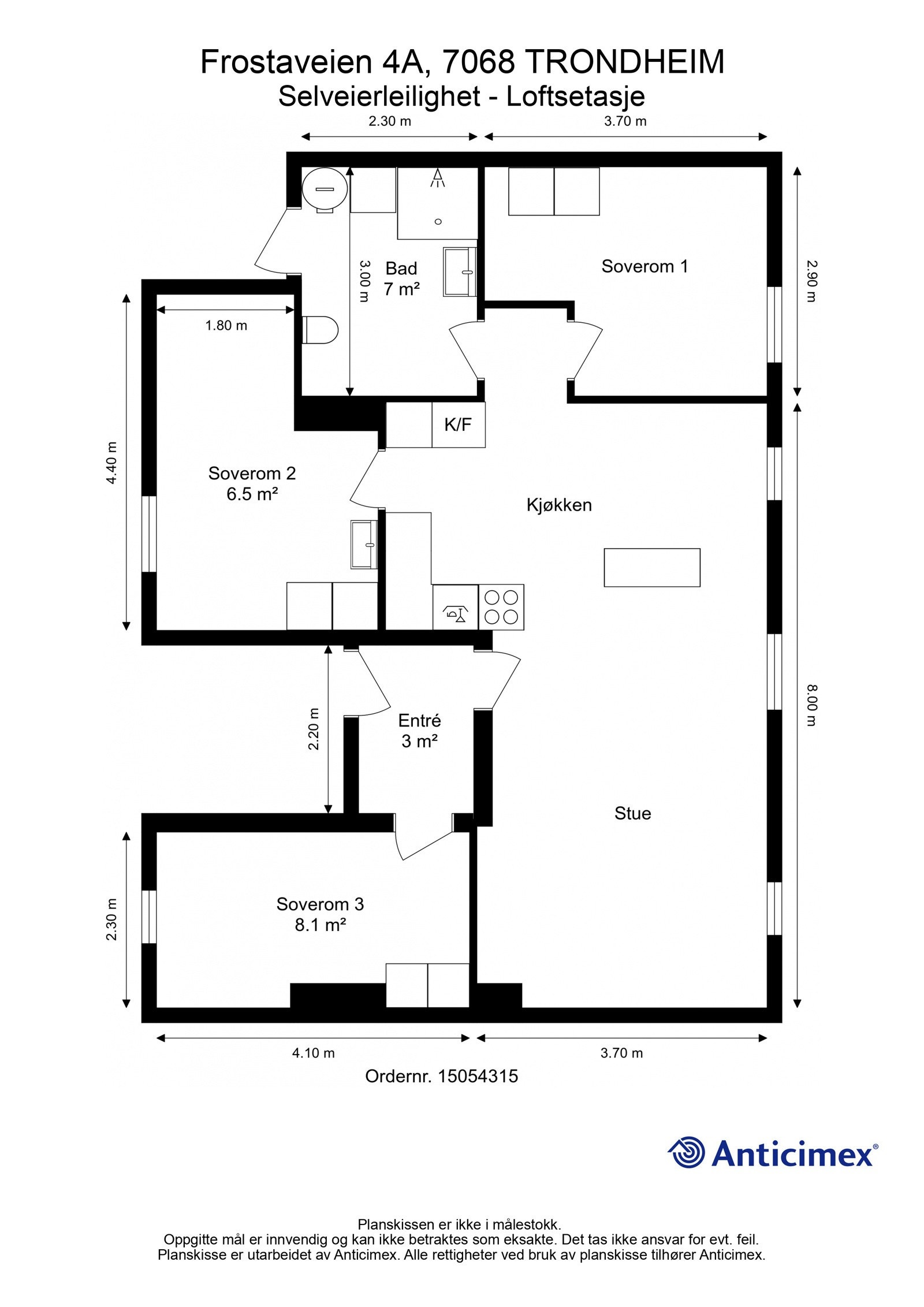Plantegning Galleribilde