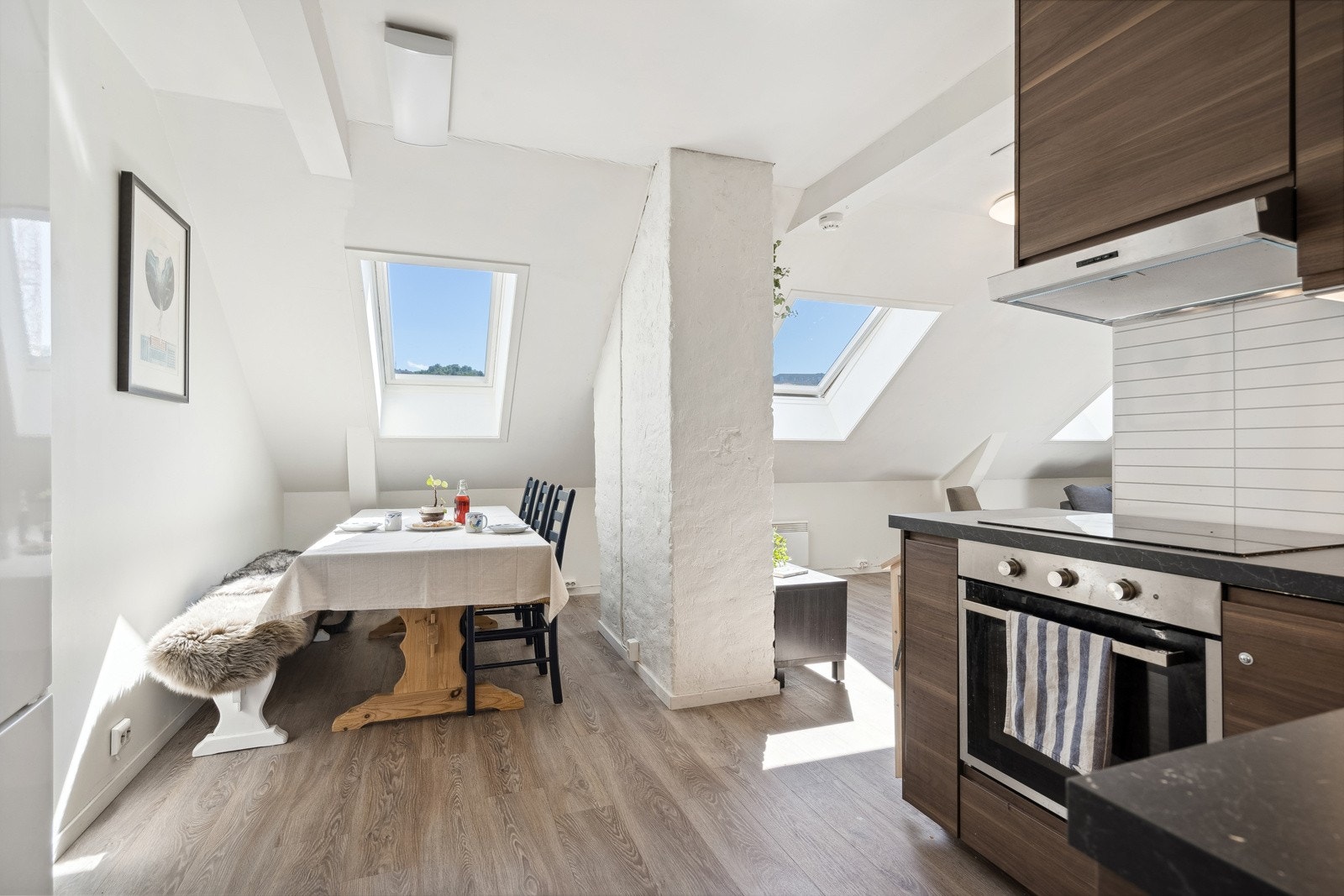 Åpen kjøkkenløsning. Galleribilde