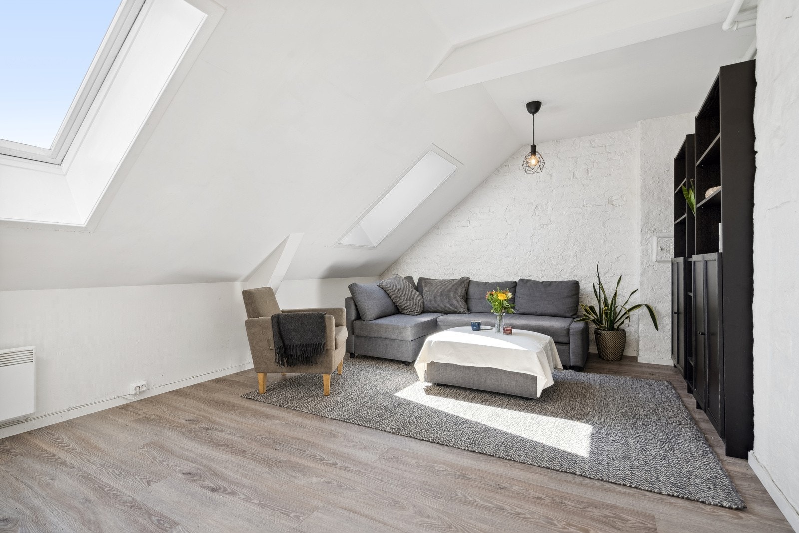 Leiligheten holder til i byggets 4. etasje. Galleribilde