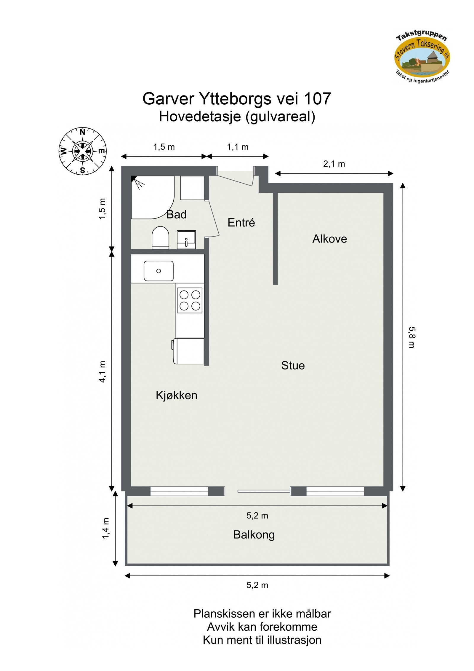 Leiligheten har en smart planløsning som maskimerer utnyttelsen av plassen. Galleribilde