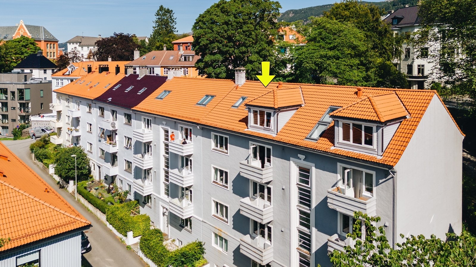 Leiligheten har en sentrumsnær og sentral beliggenhet på Dokken i Jekteviken. Galleribilde