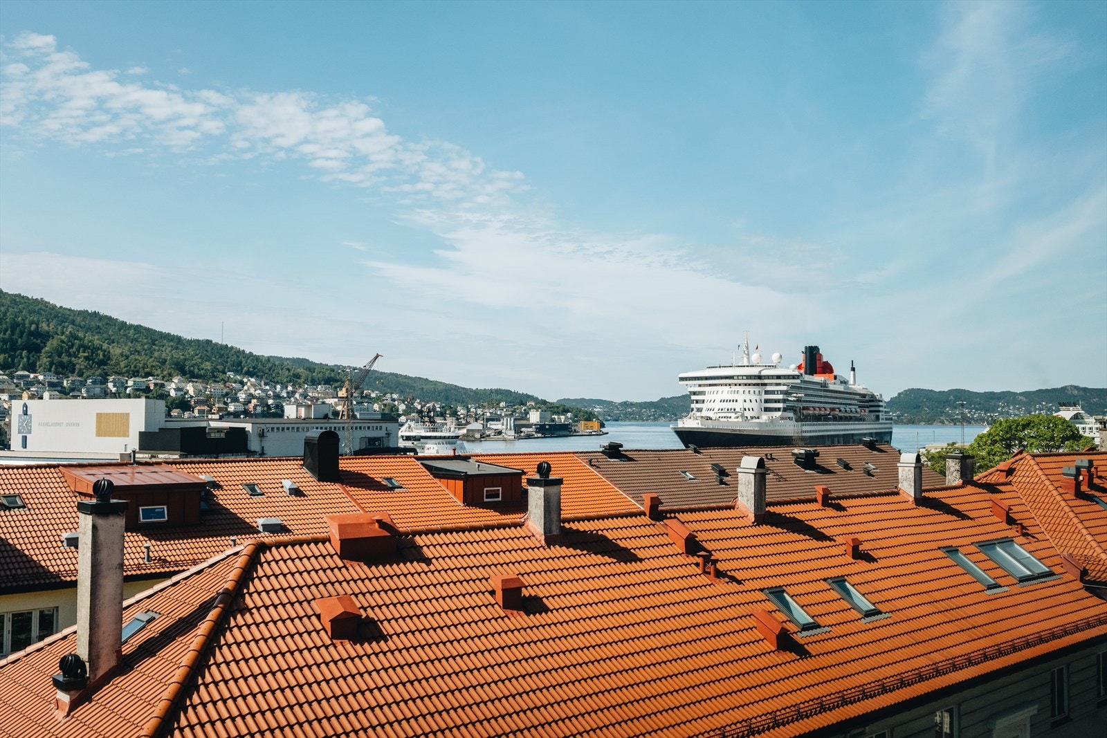 Utsikt fra stuevindu. Galleribilde