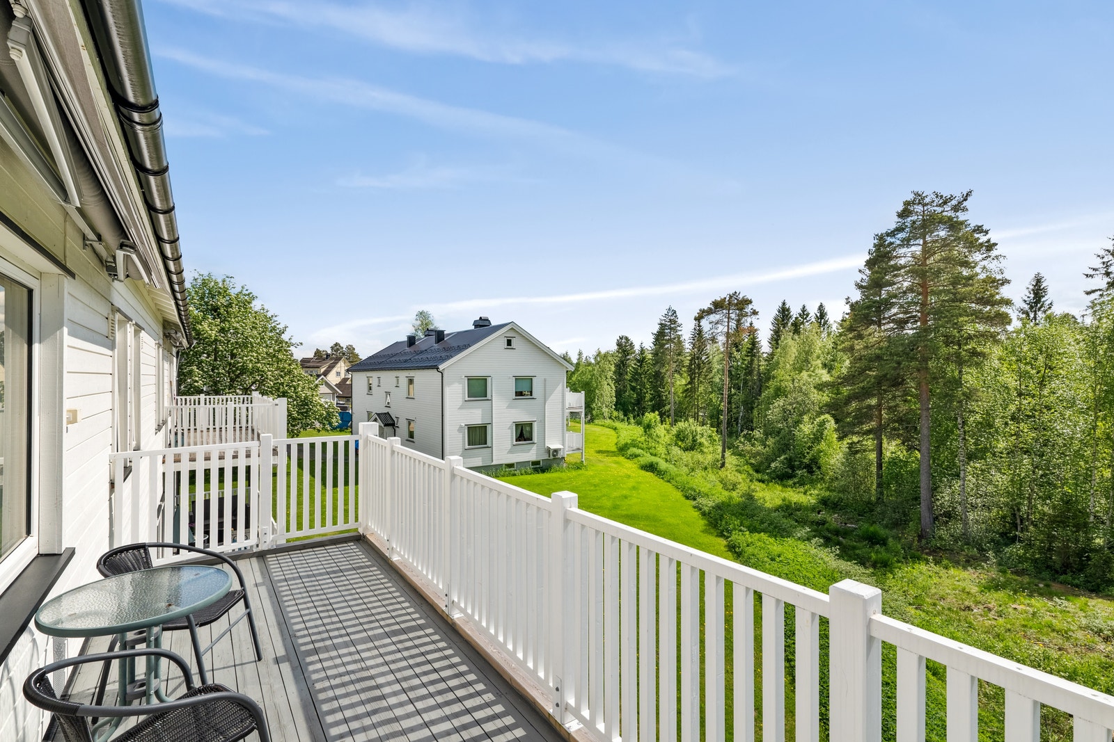 Balkong med gode solforhold. Galleribilde