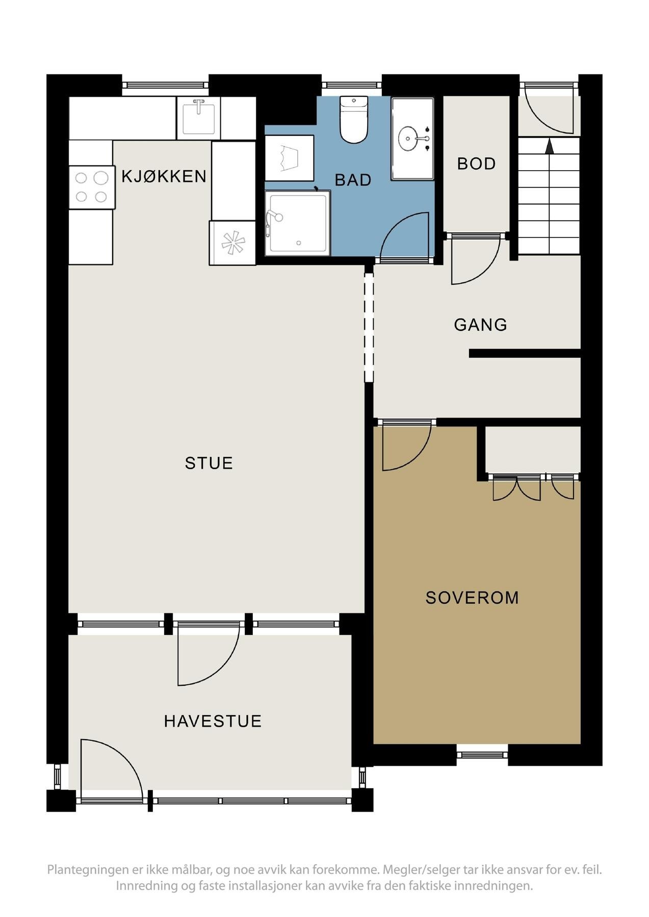 Planskisse Galleribilde