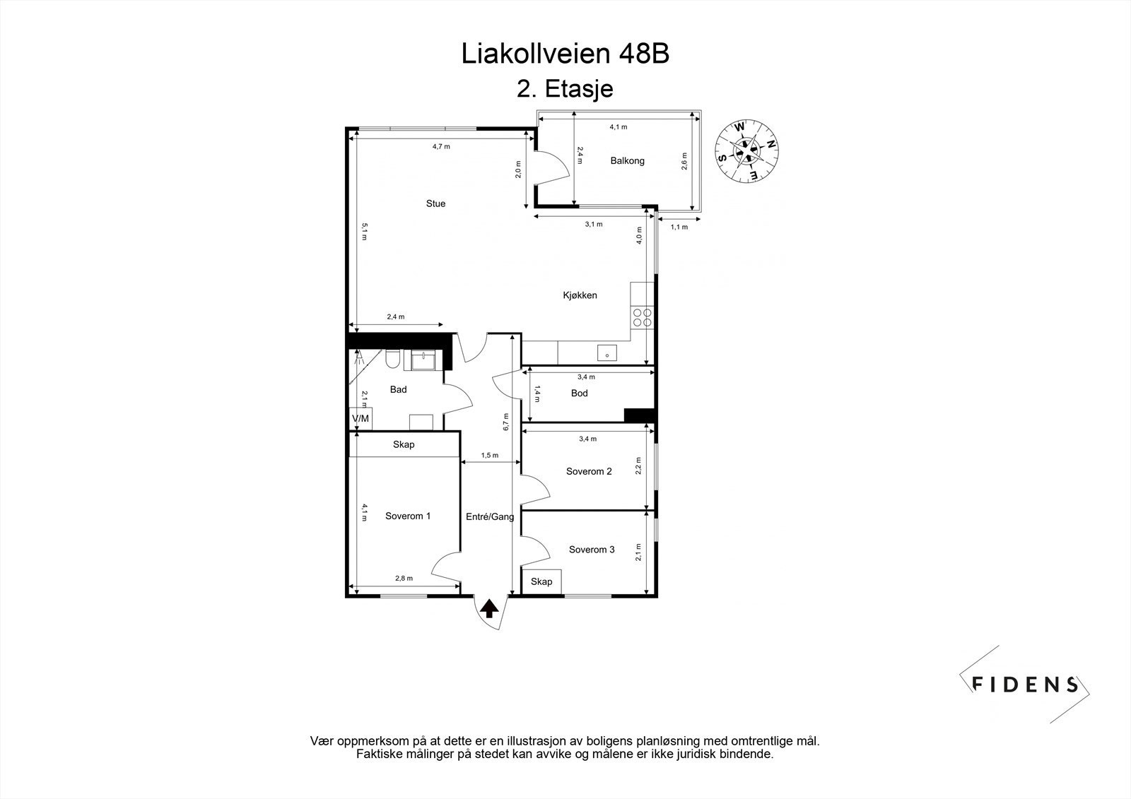 Plantegning Galleribilde