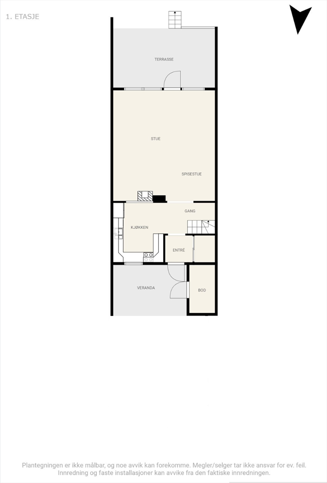Plantegning - 1. etasje Galleribilde