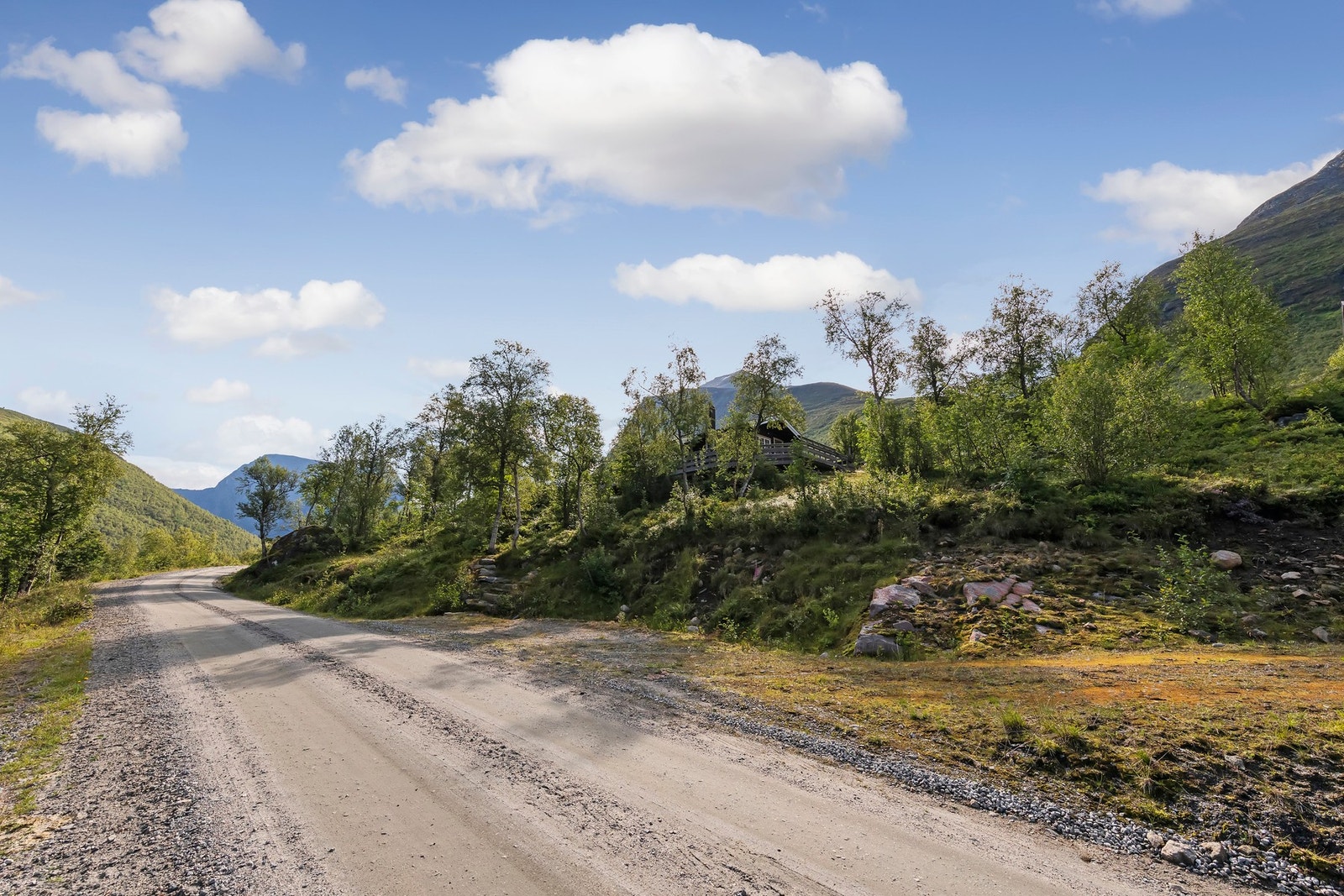Privat bomvei fra Berild i Innfjorden Galleribilde