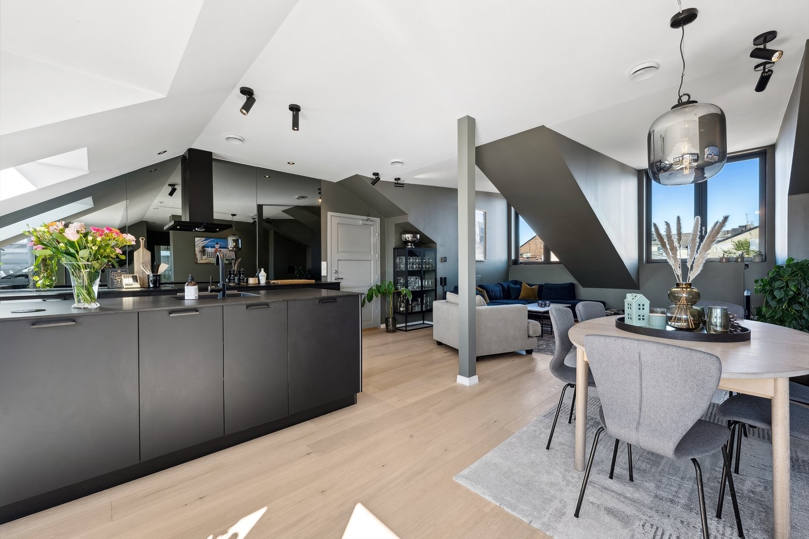 Stuen har en god sosial løsning. Galleribilde