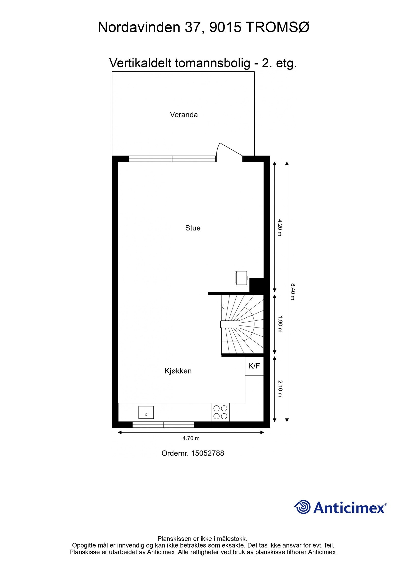 Plantegning 2. etasje Galleribilde