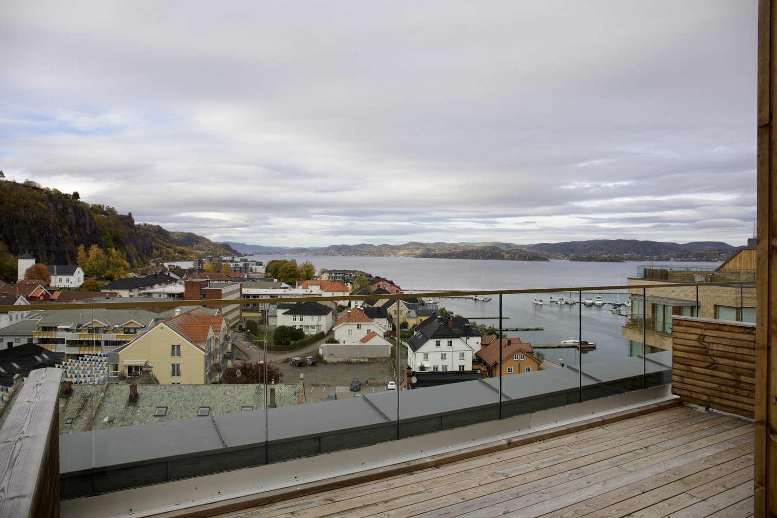 Himmelsk utsikt. Galleribilde