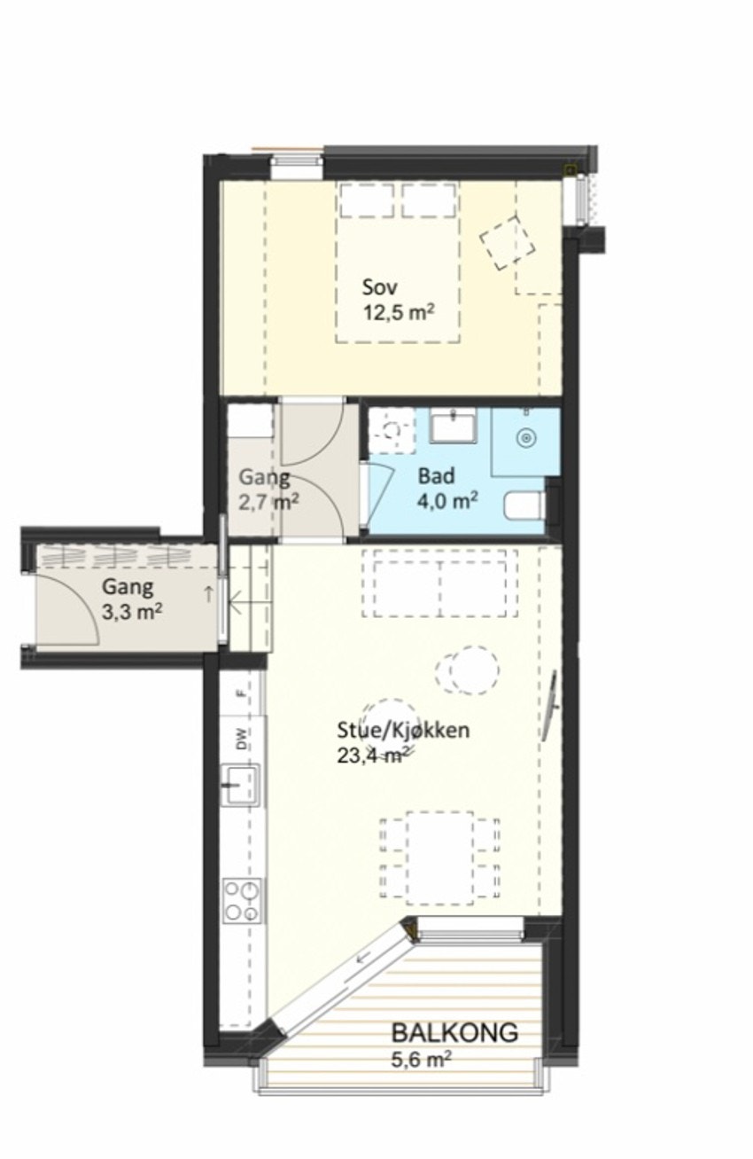 Plantegning. Galleribilde