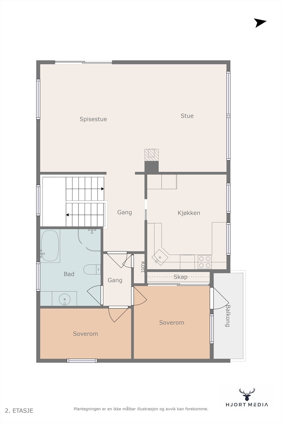 Plantegning Galleribilde