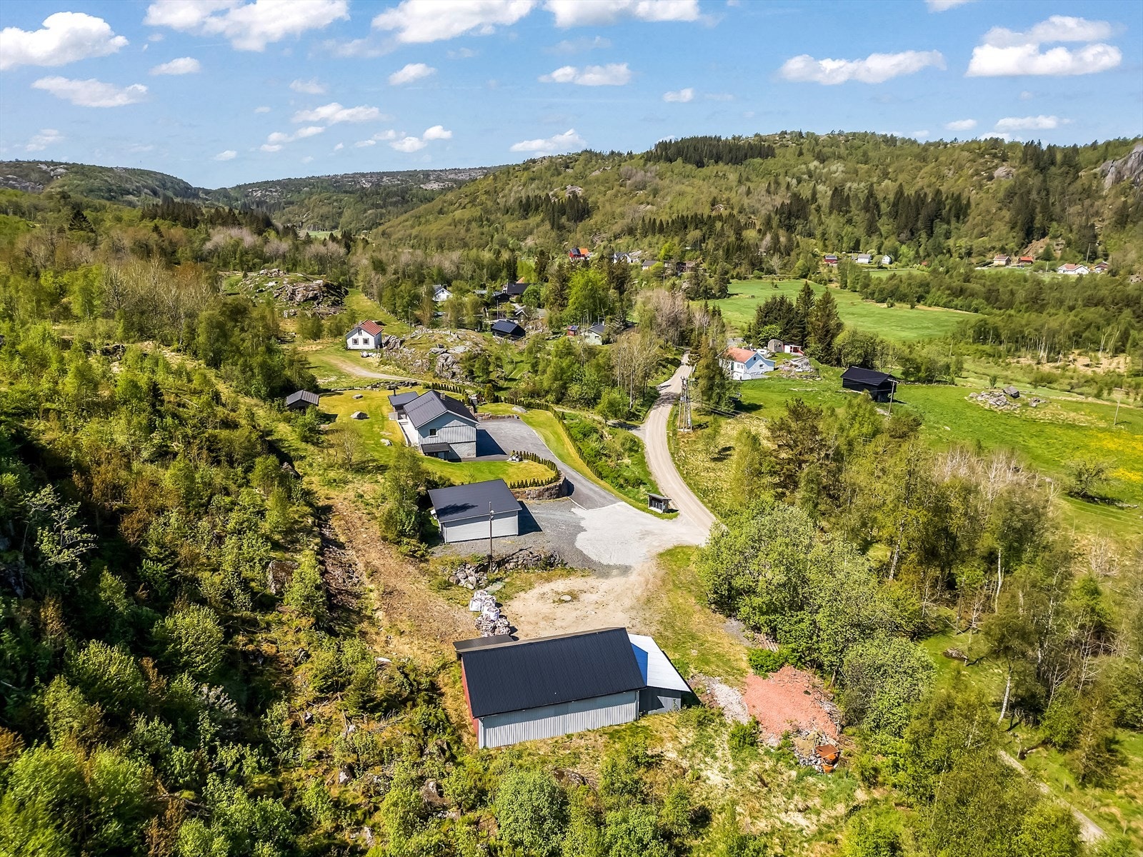 Oversikt tun og nærområde Galleribilde