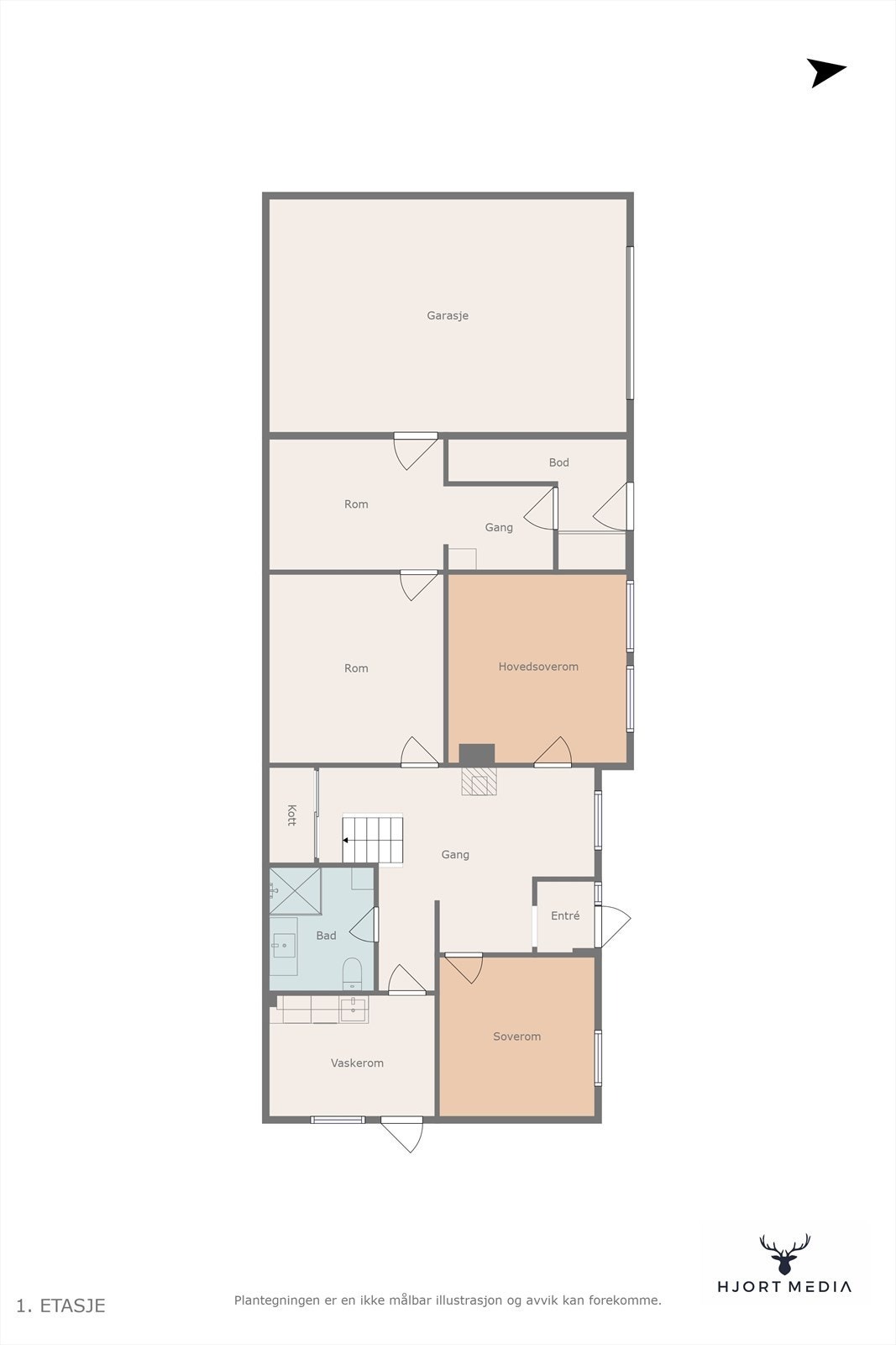 Plantegning Galleribilde