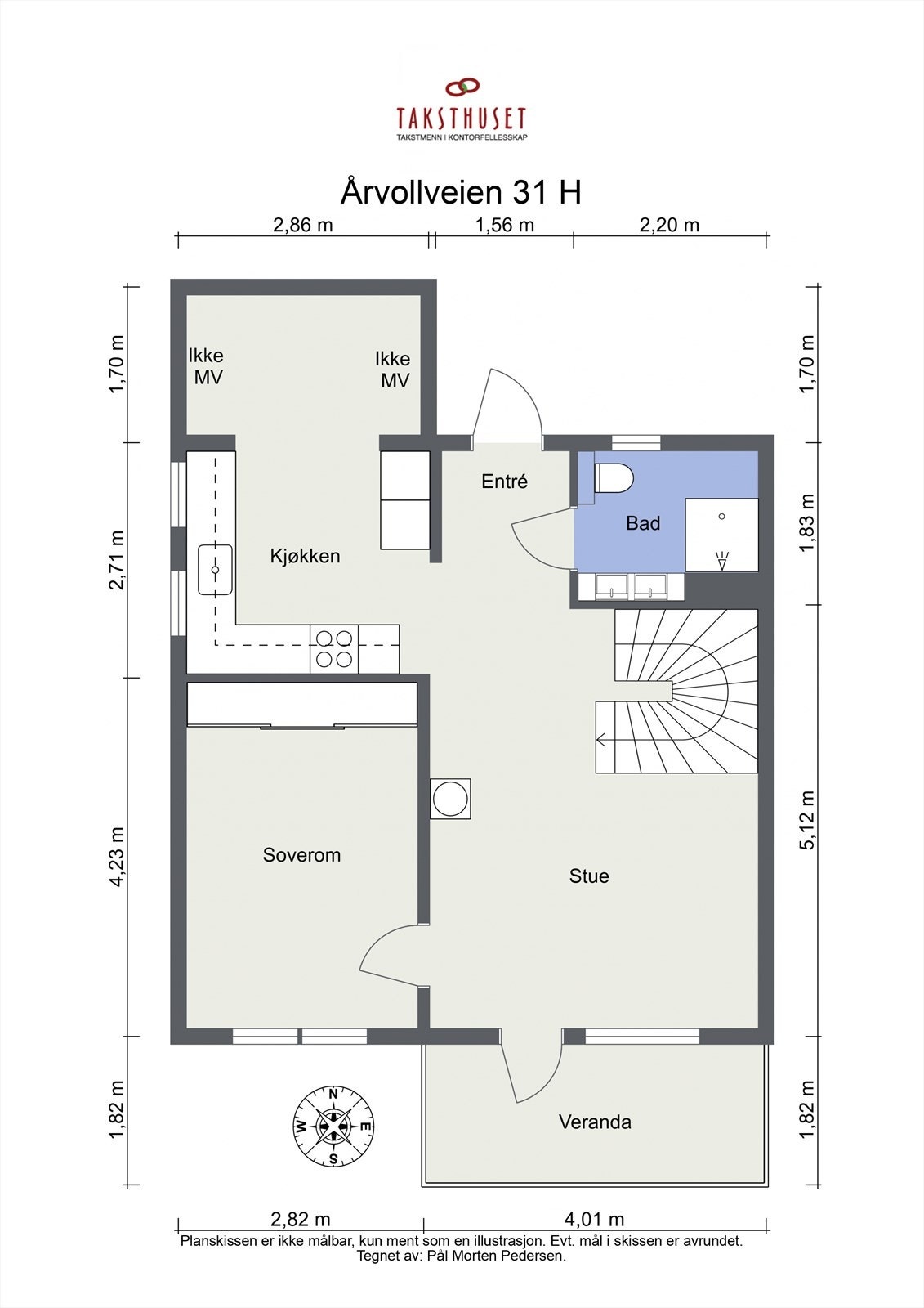 Plantegning 2.etasje Galleribilde