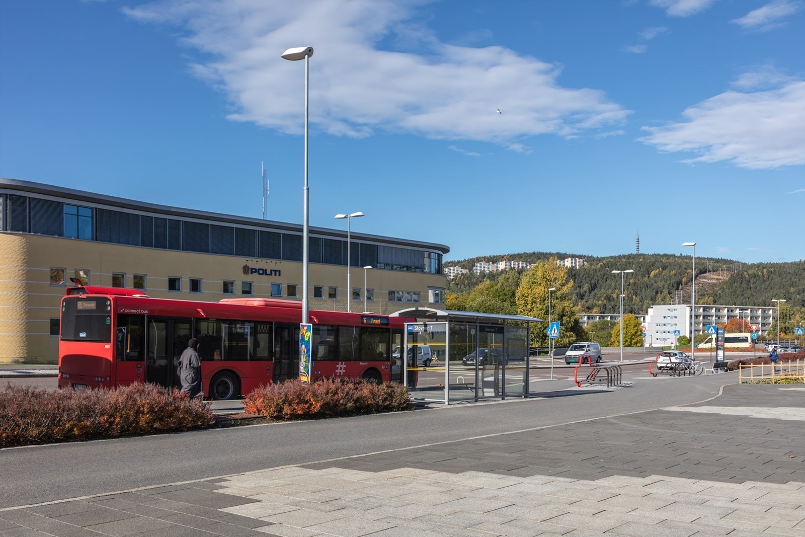 Bussholdeplass med hyppige avganger Galleribilde