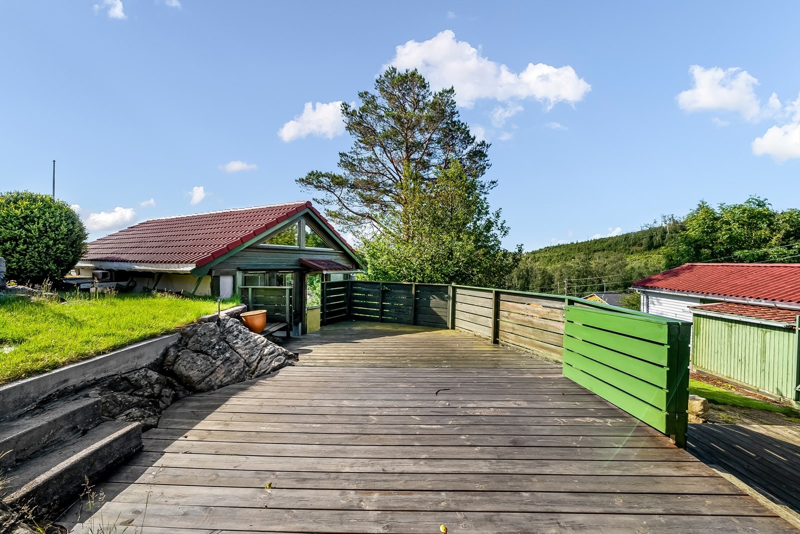 Terrasse til anneks Galleribilde