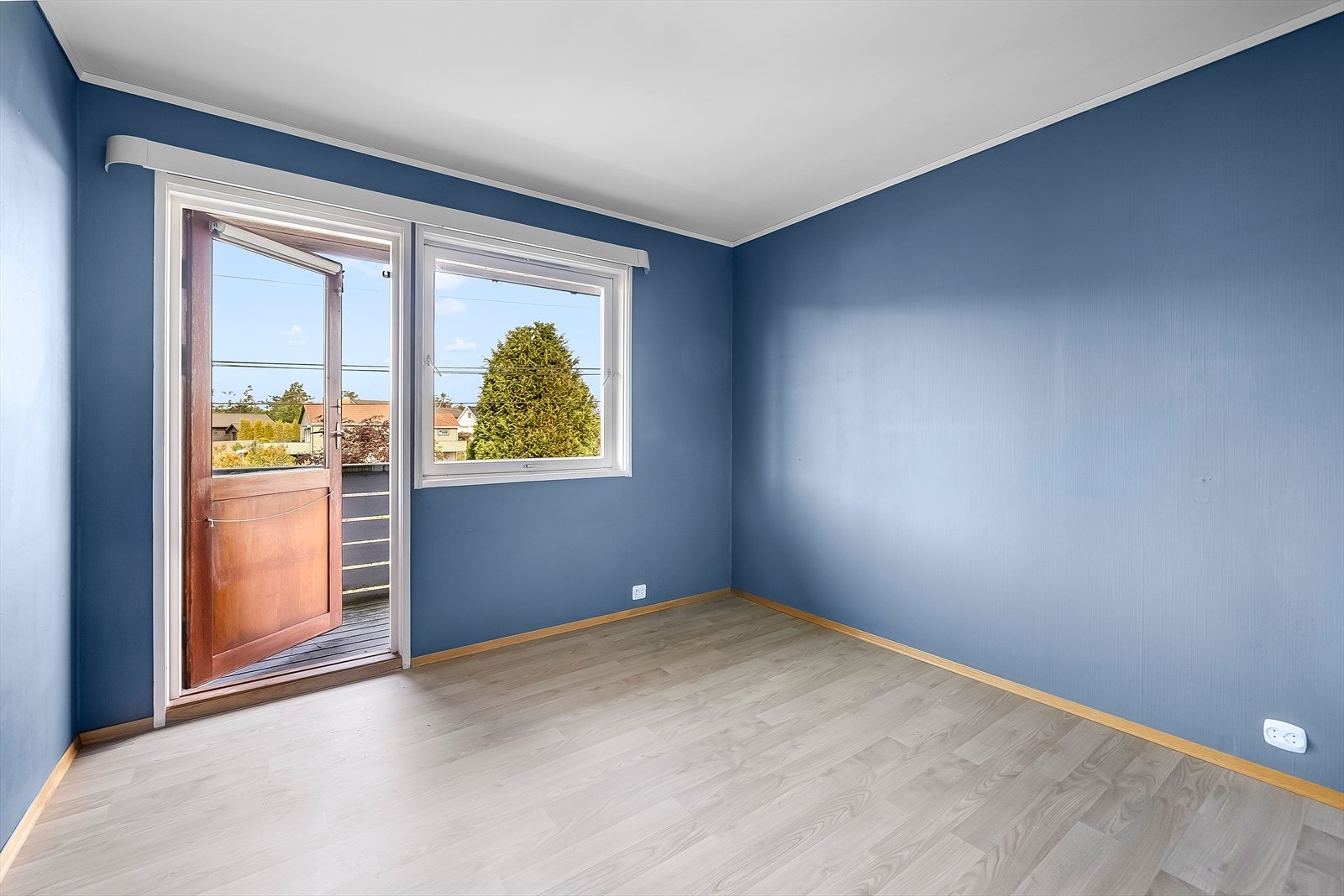 Soverom 2 av 2 i hovedetasjen. Galleribilde