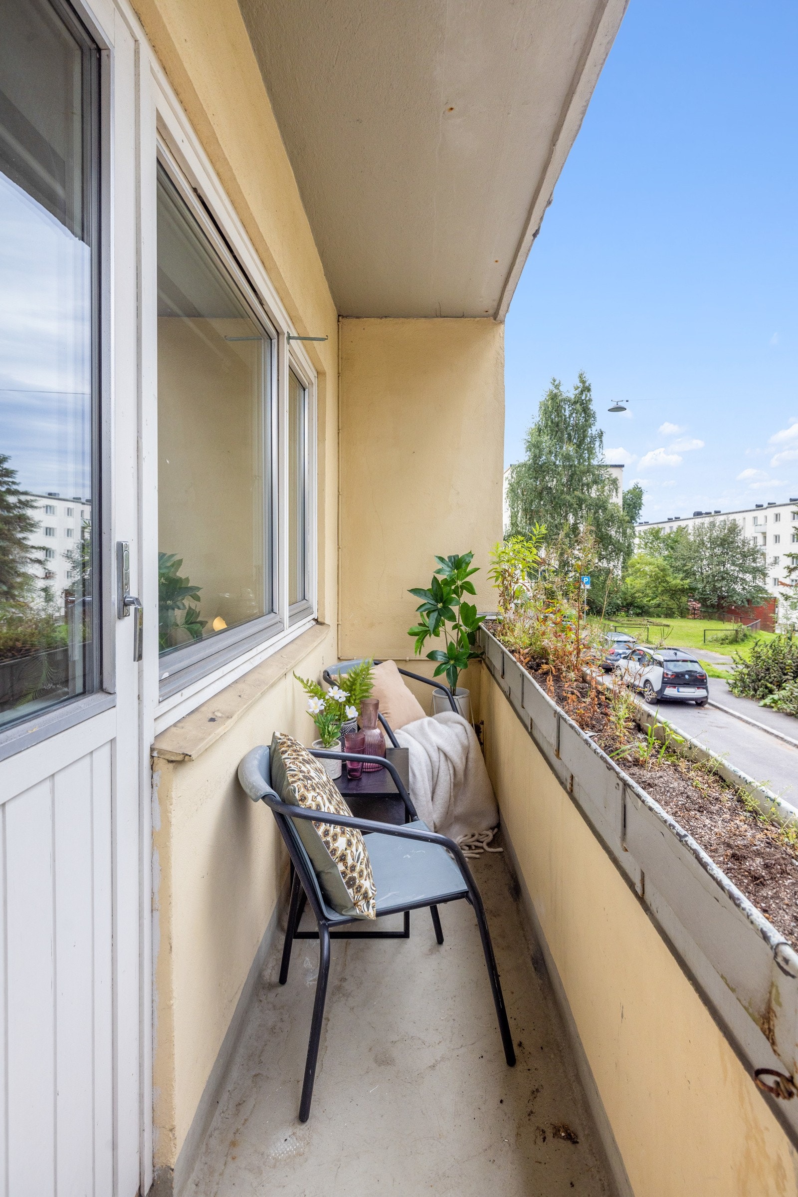 Her får du plass til et hyggelig cafésett. Galleribilde