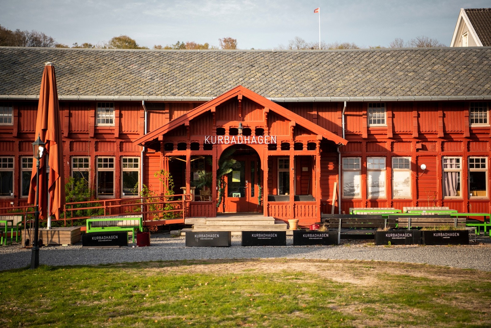 I Kurbadhagen arrangeres det ofte konserter. Galleribilde