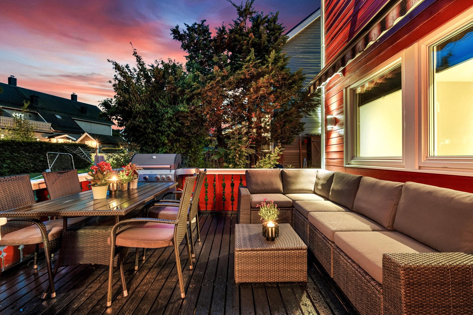 Lun kveldsstemning Galleribilde