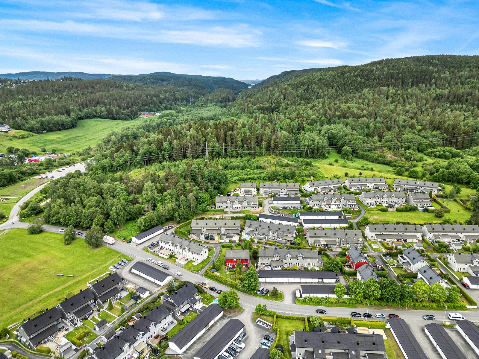 Her bor man skjermet fra byens kjas og mas, samtidig som det er kort vei til alle fasiliteter Galleribilde