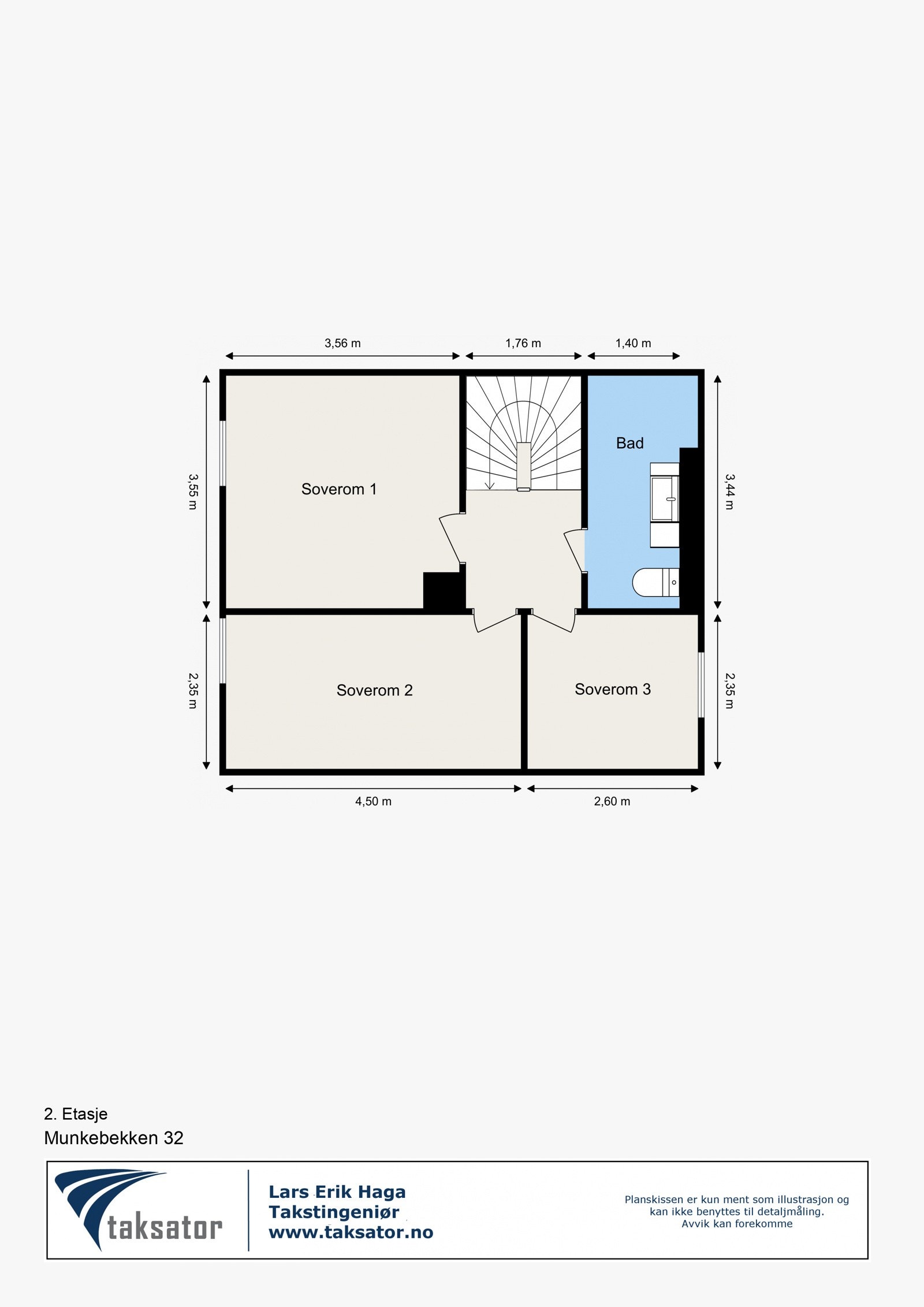 Plantegning - 2. Etasje Galleribilde