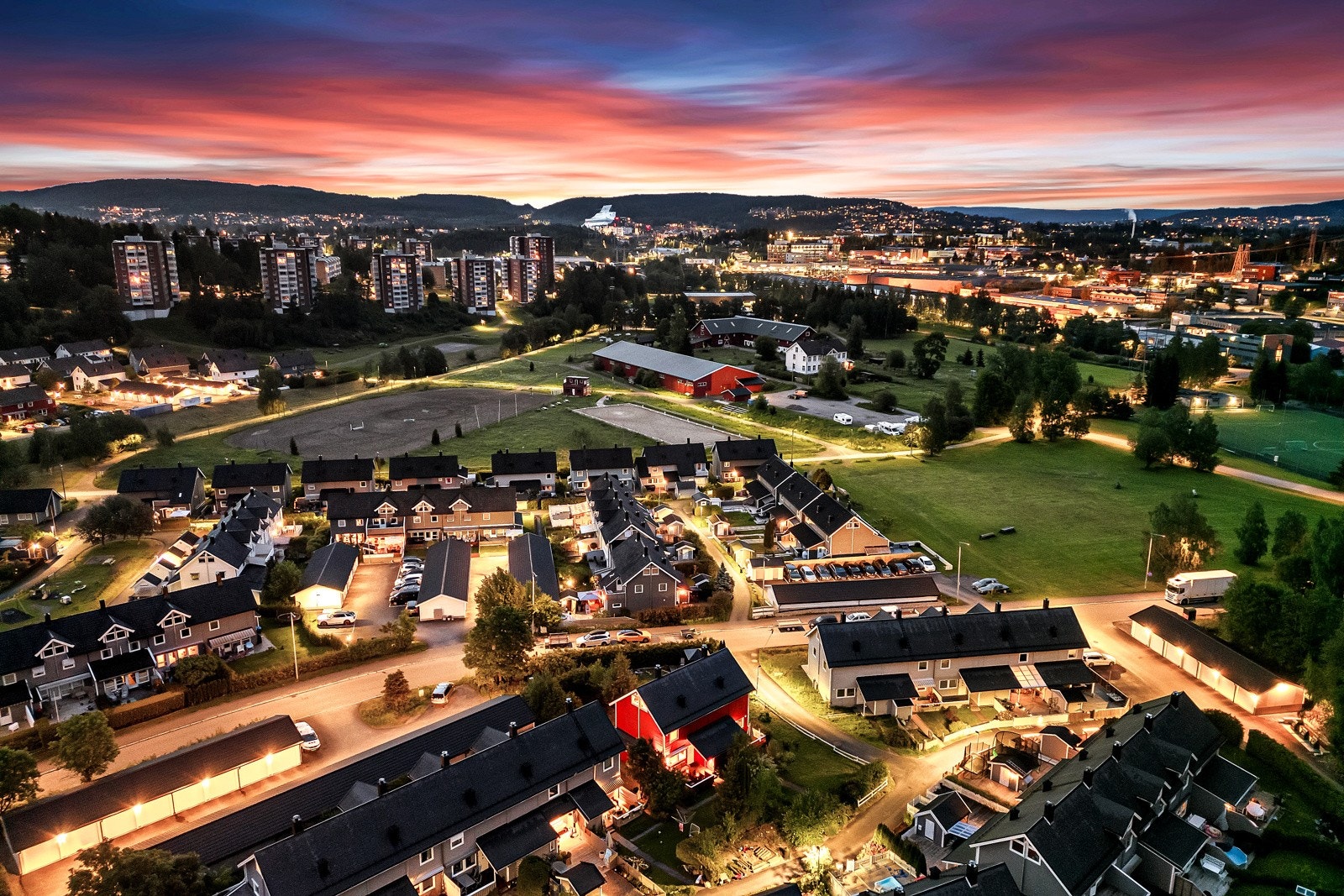 Kveldsstemning Galleribilde