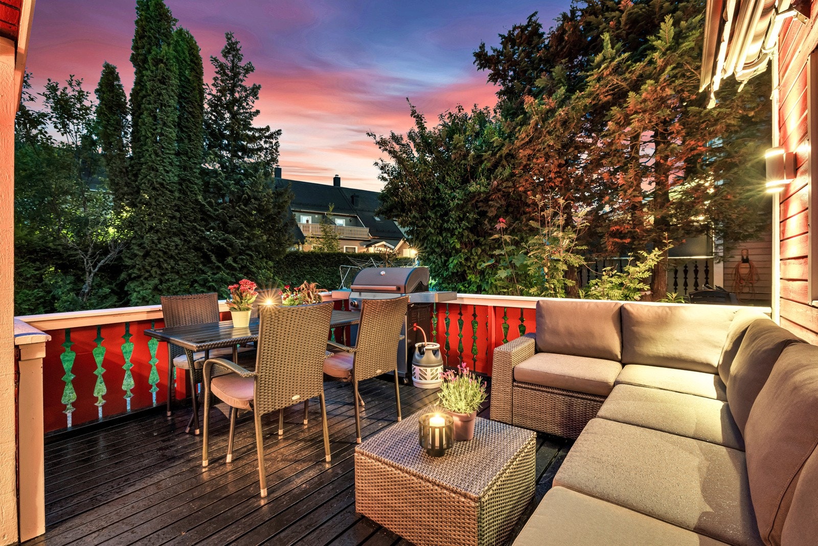 Lun kveldsstemning Galleribilde