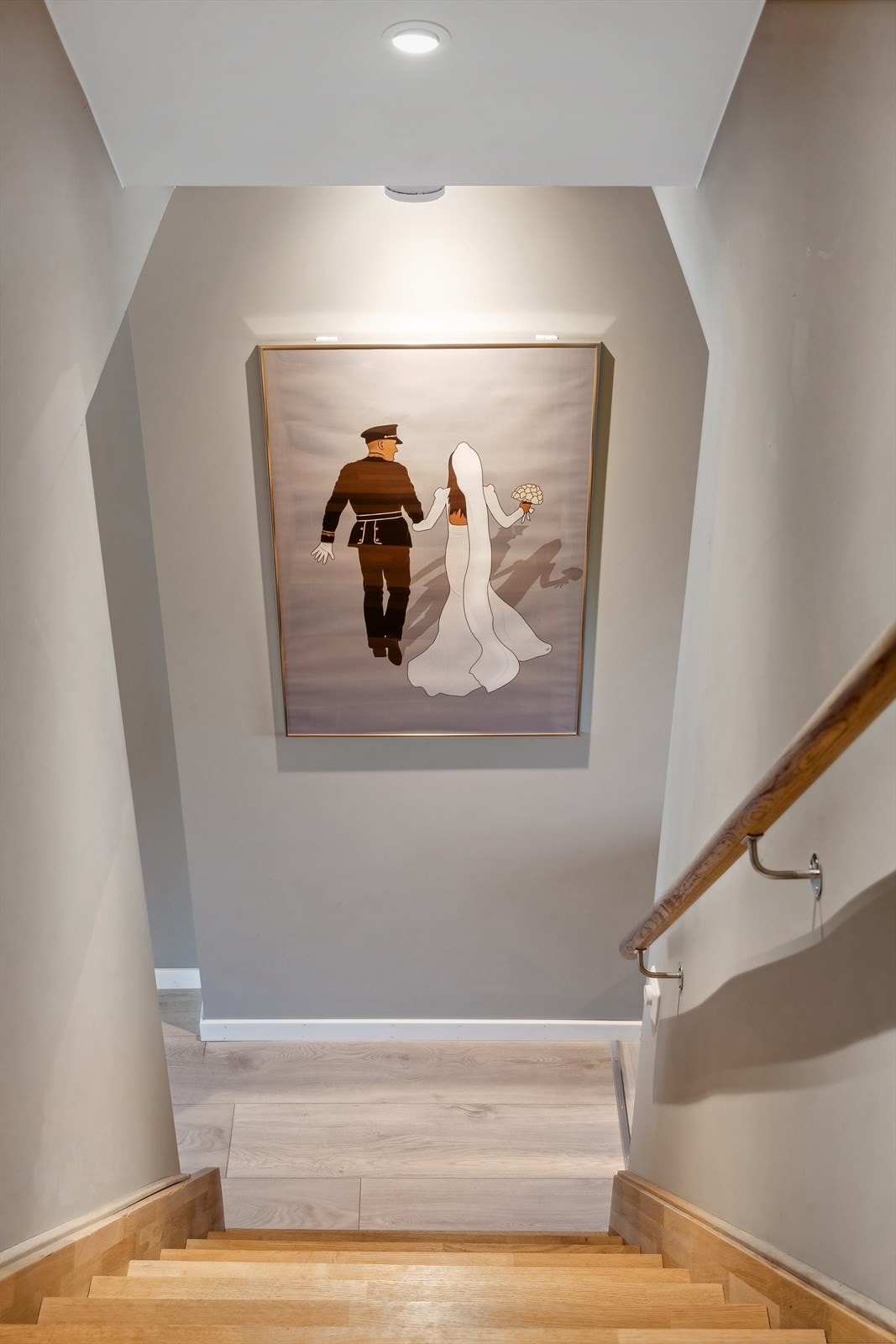 Trapp opp til 2. etasje. Galleribilde