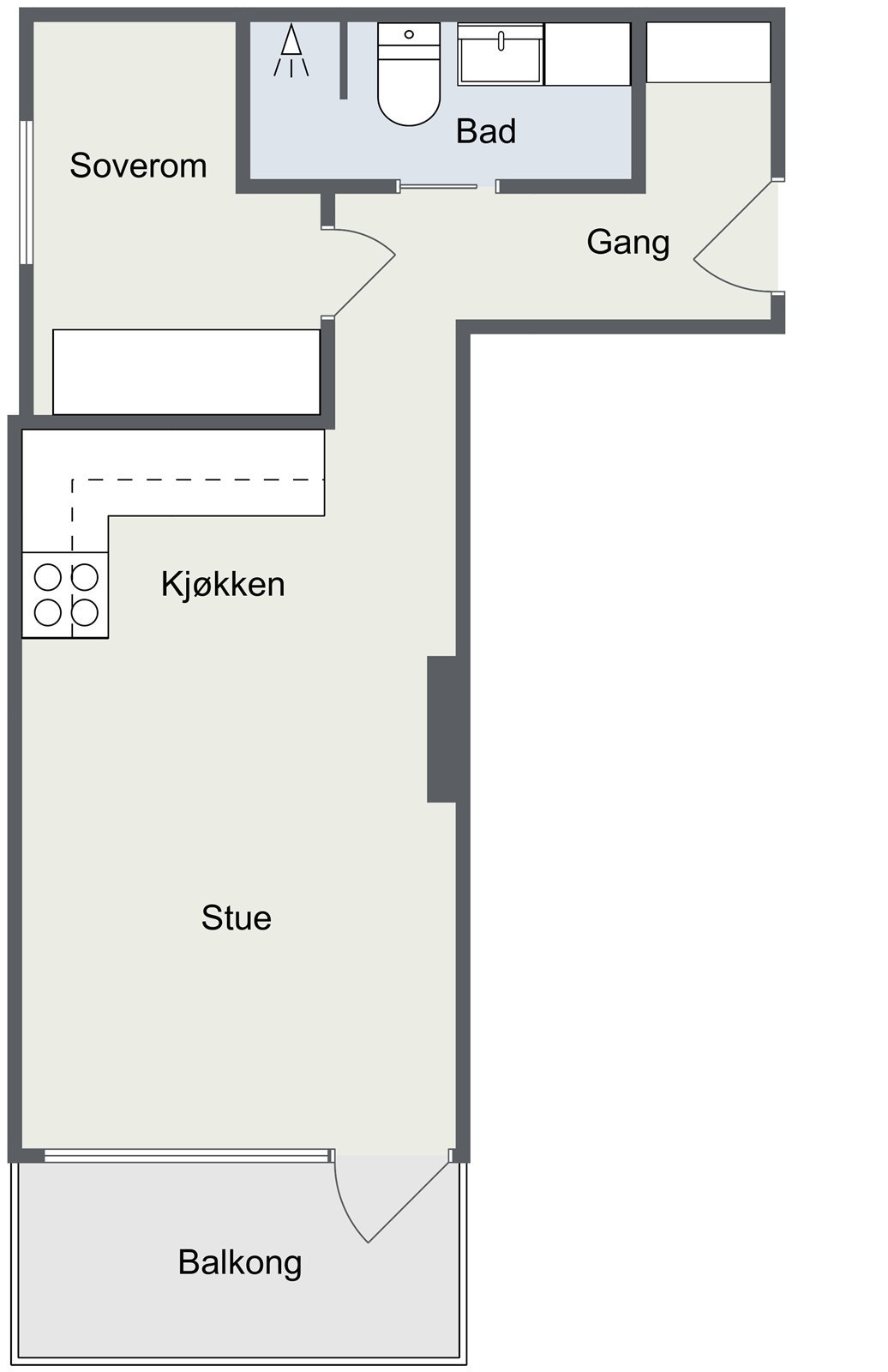 Plantegning fra fotograf Galleribilde