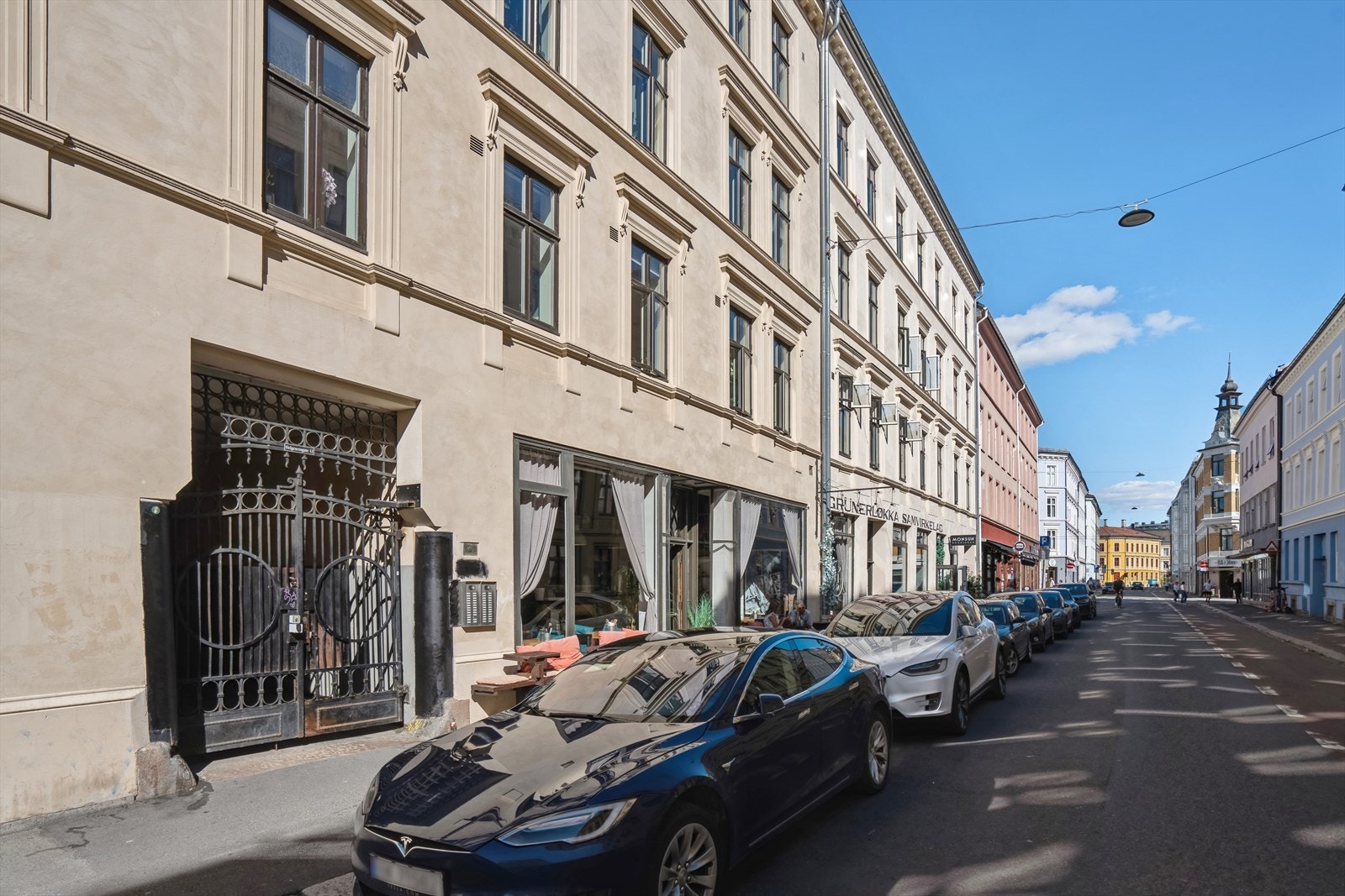 Fasaden ble renovert i regi av sameiet i 2012-2014. Galleribilde