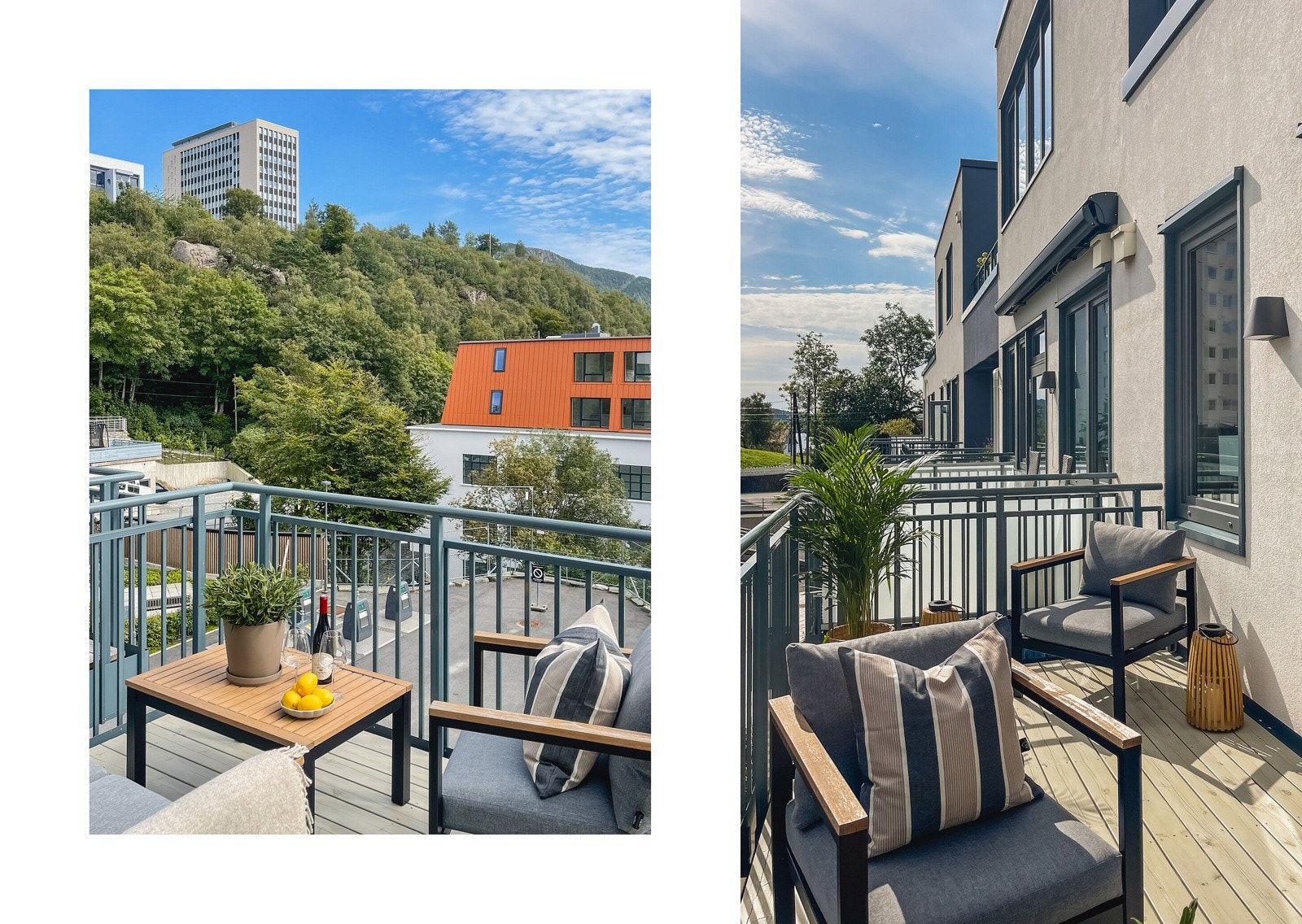 Det er god plass til utemøbler på verandaen, og her får du solen fra morgen av til sen ettermiddag sommerstid. Galleribilde