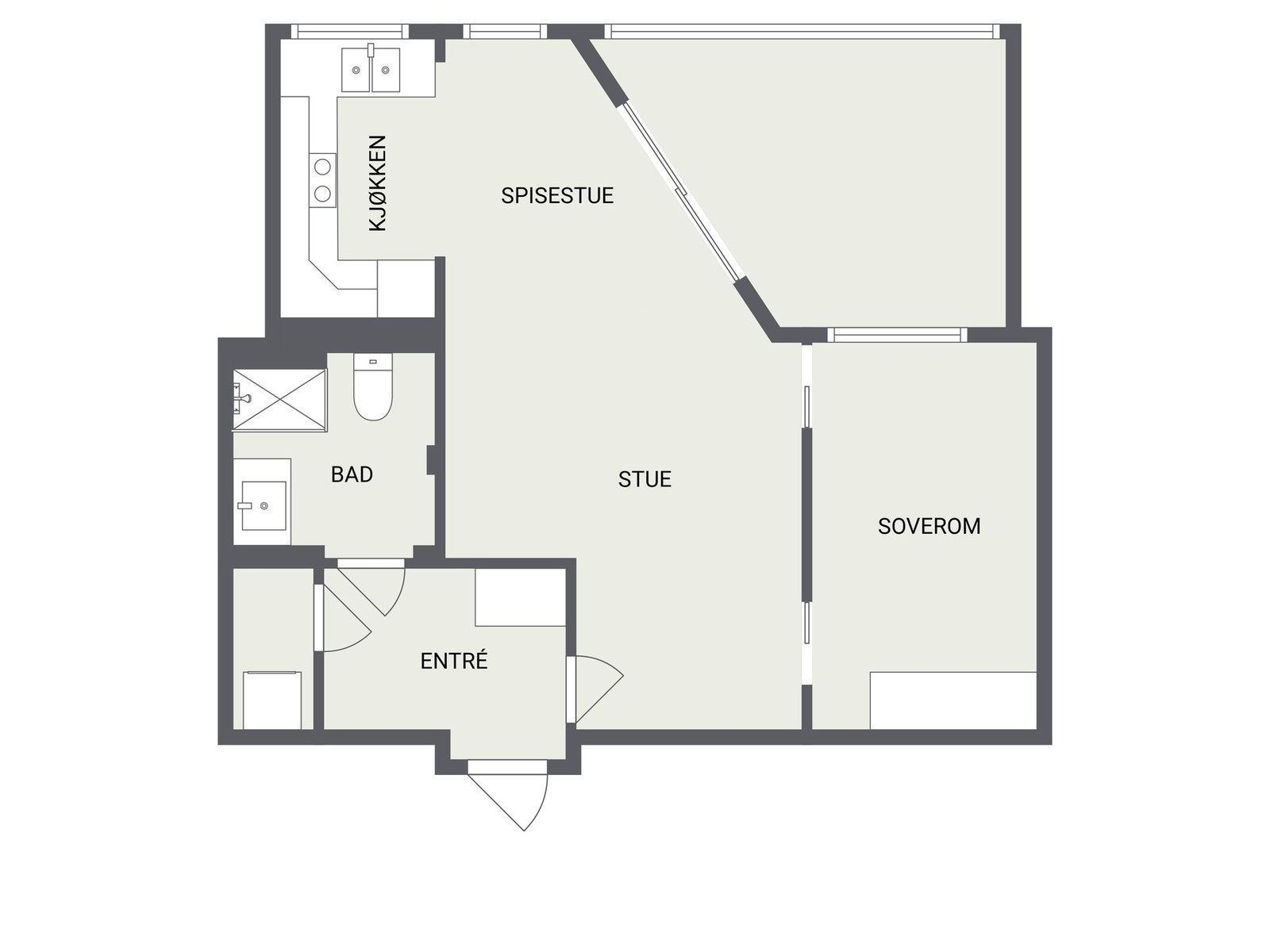 Plantegning Galleribilde